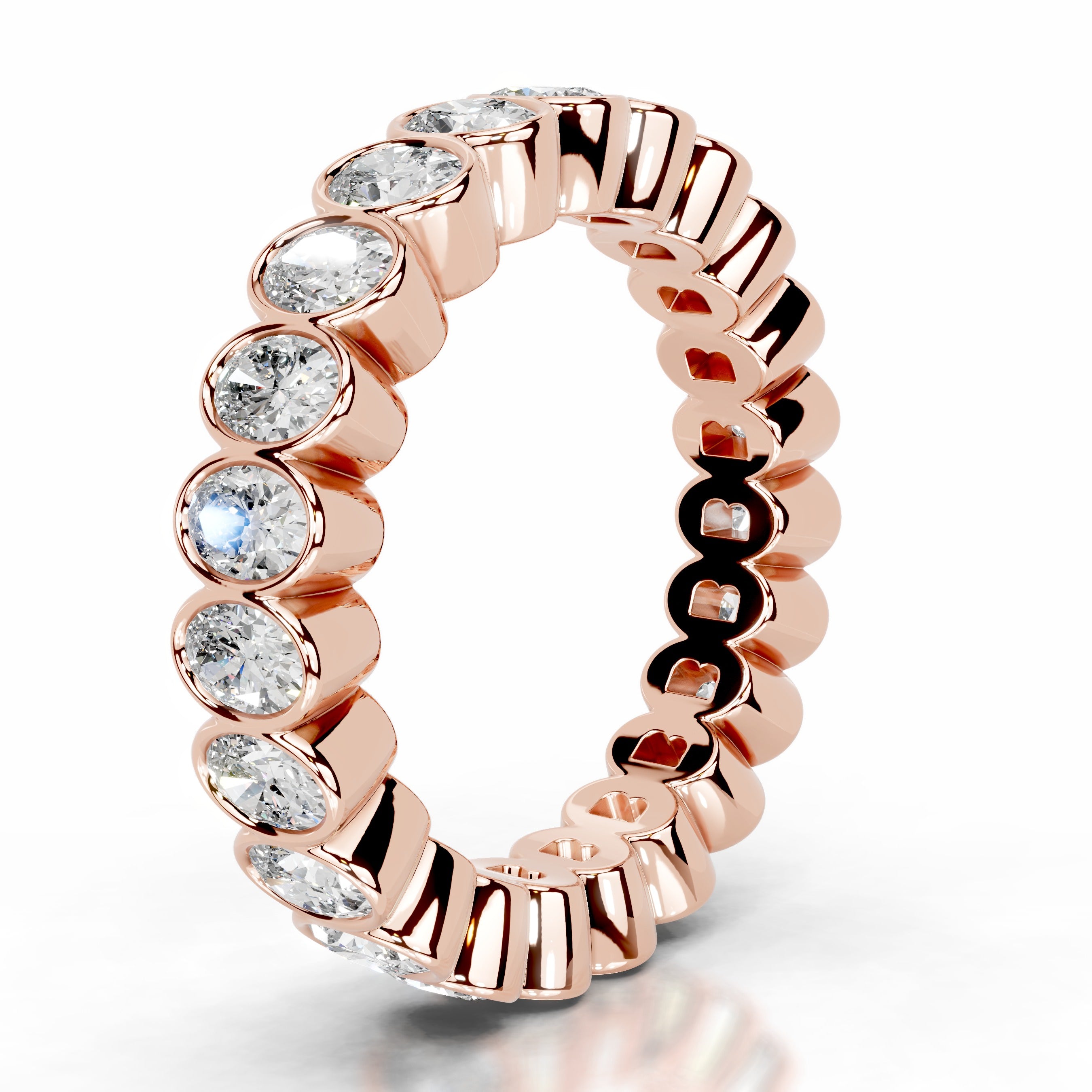 Sook Diamond Wedding band - 14K Rose Gold