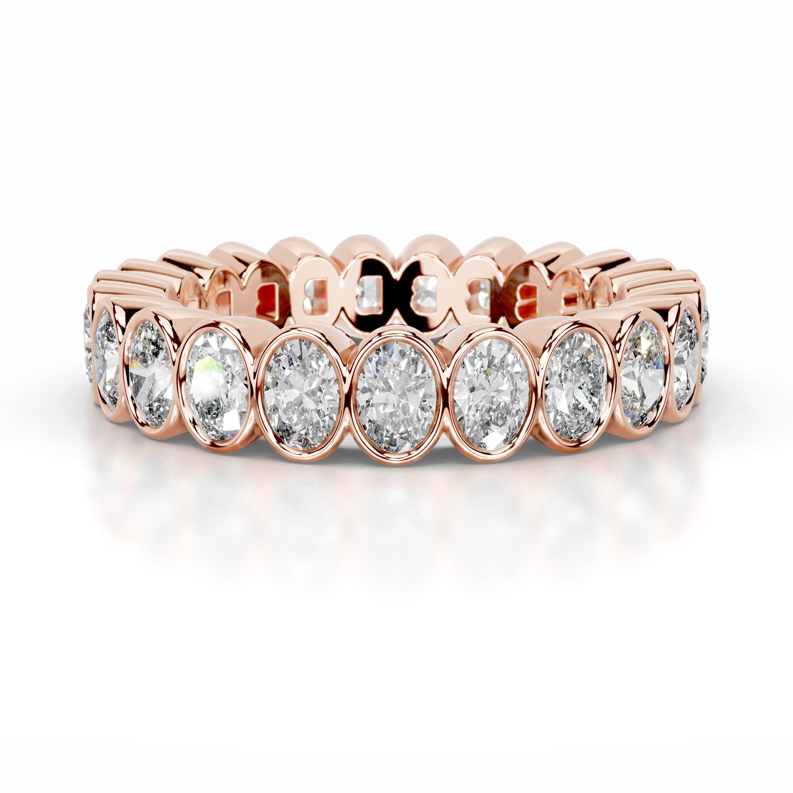 Sook Diamond Wedding band - 14K Rose Gold