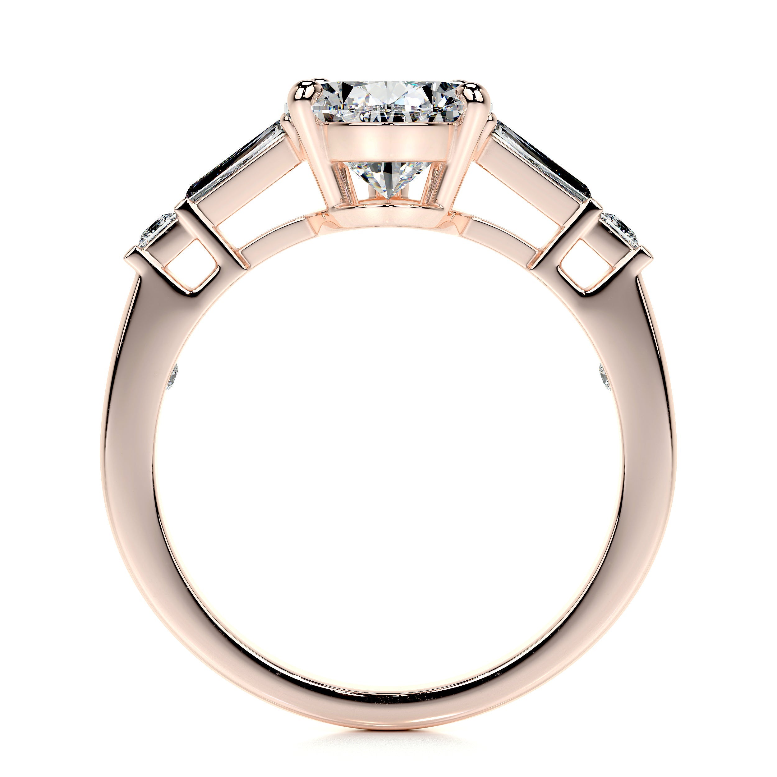 Keyshawna Lab Grown Diamond Ring -14K Rose Gold  (RTS)