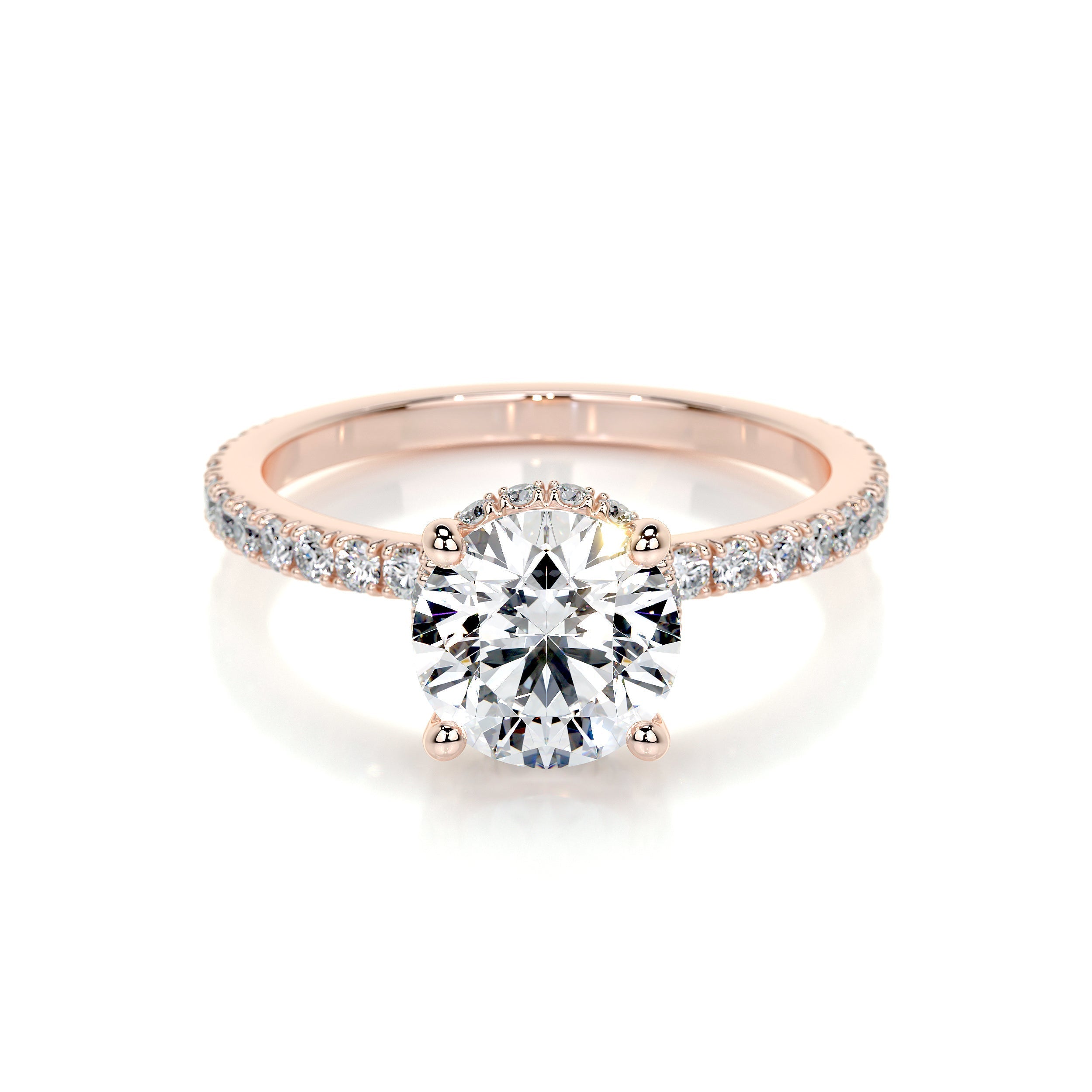 Vivienne Lab Grown Diamond Ring -14K Rose Gold (RTS)