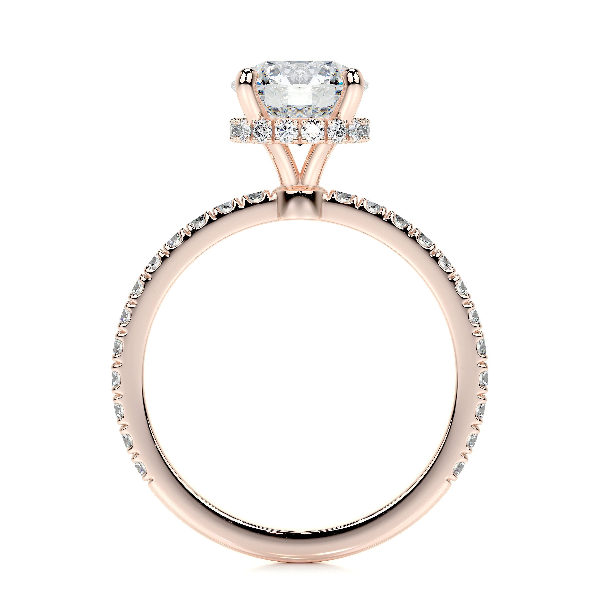 Vivienne Lab Grown Diamond Ring -14K Rose Gold (RTS)