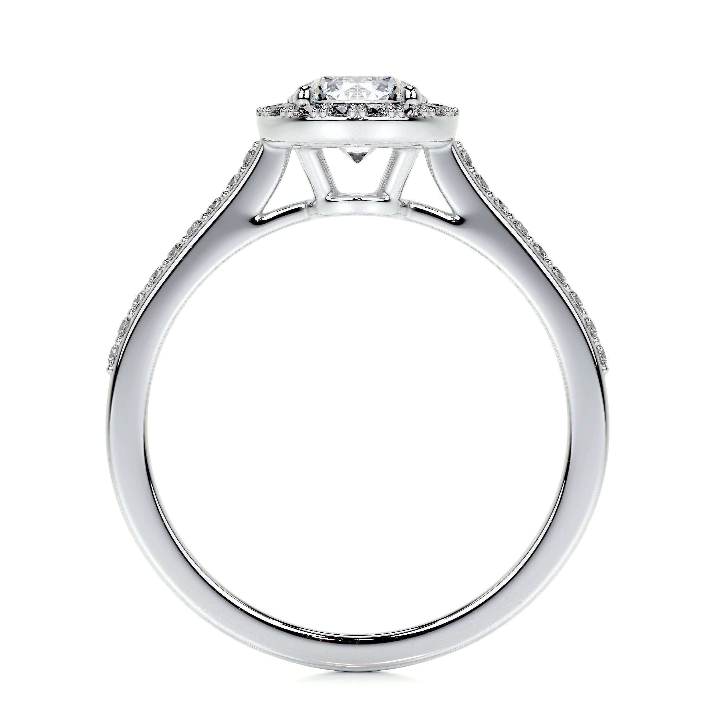 Layla Lab Grown Diamond Ring -14K White Gold (RTS)