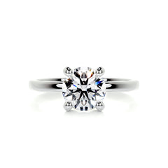 Jessica Diamond Engagement Ring -18K White Gold - Main Stone 2.02 Carat