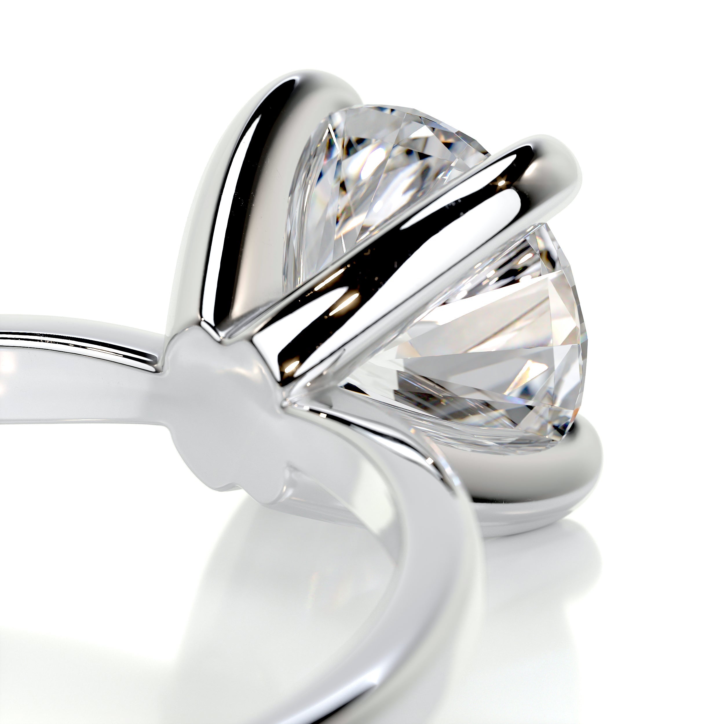 Jessica Diamond Engagement Ring - Platinum