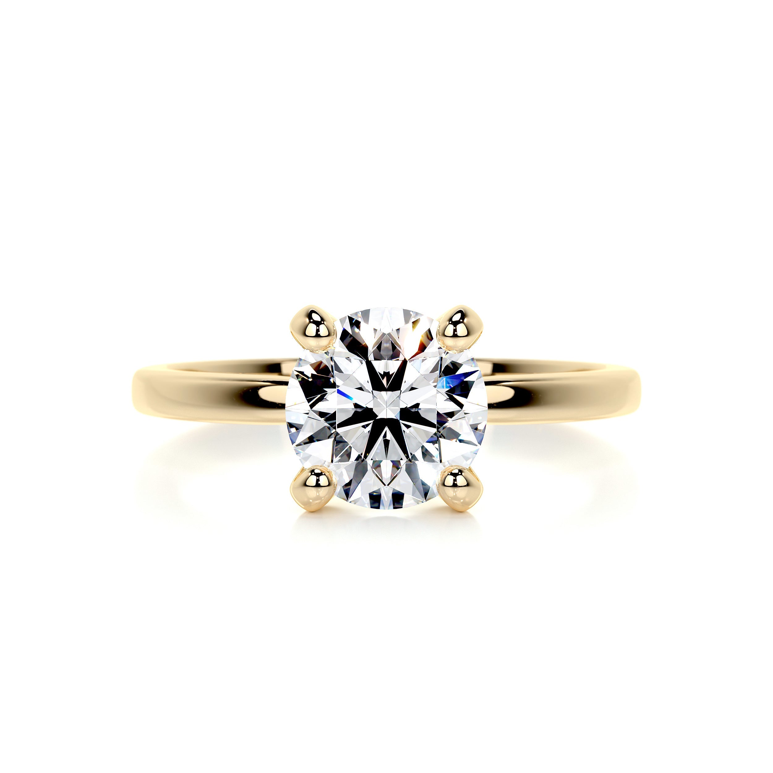 Jessica Diamond Engagement Ring - 18K Yellow Gold