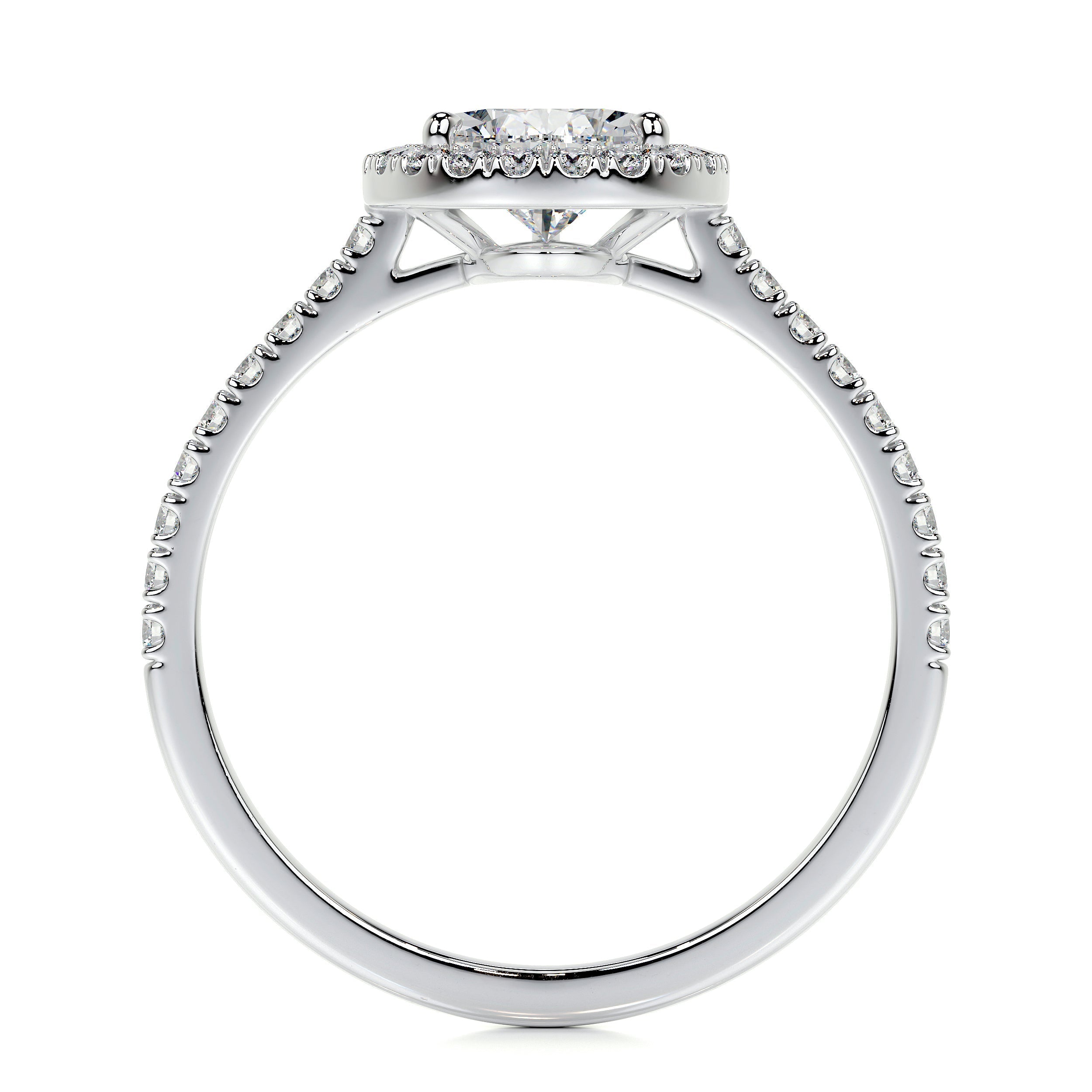 Sophia Lab Grown Diamond Ring -18K White Gold (RTS)