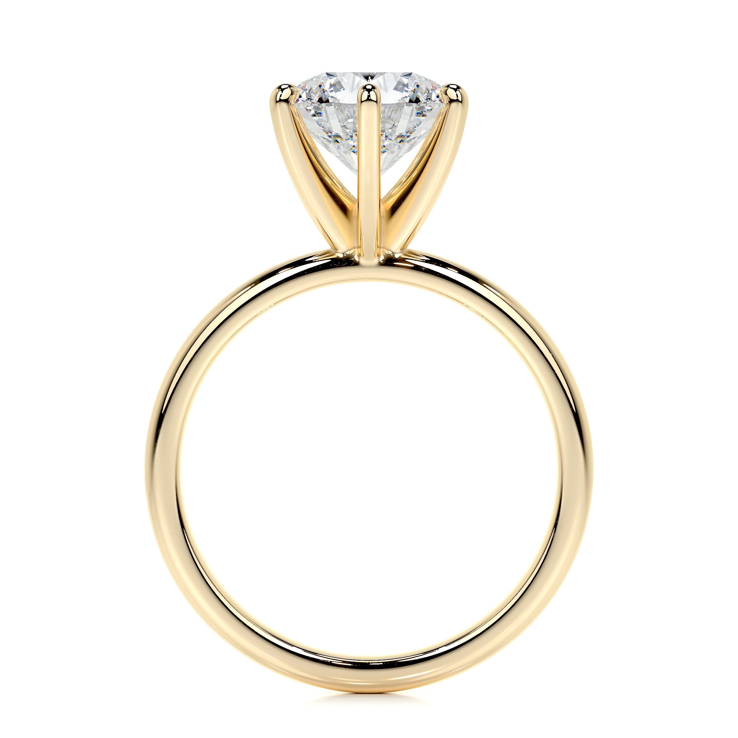 Jessica Lab Grown Diamond Ring   (2 Carat) -18K Yellow Gold