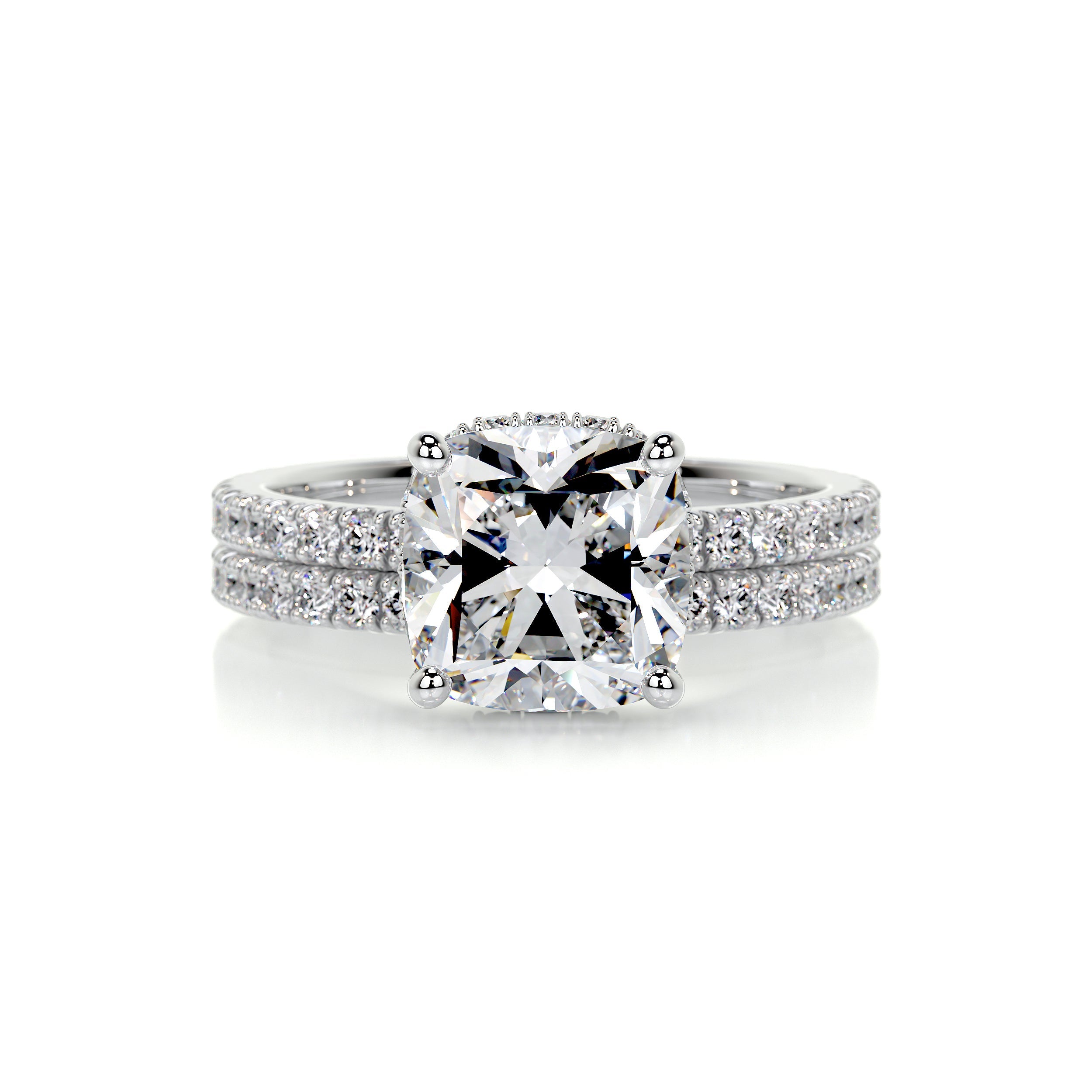 Madeline Diamond Bridal Set -14K White Gold (RTS)