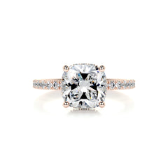 Madeline Diamond Engagement Ring -14K Rose Gold - Main Stone 1.5 Carat