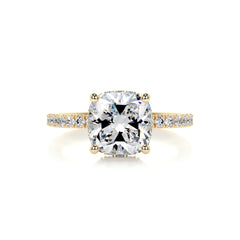 Madeline Diamond Engagement Ring -18K Yellow Gold - Main Stone 1.5 Carat