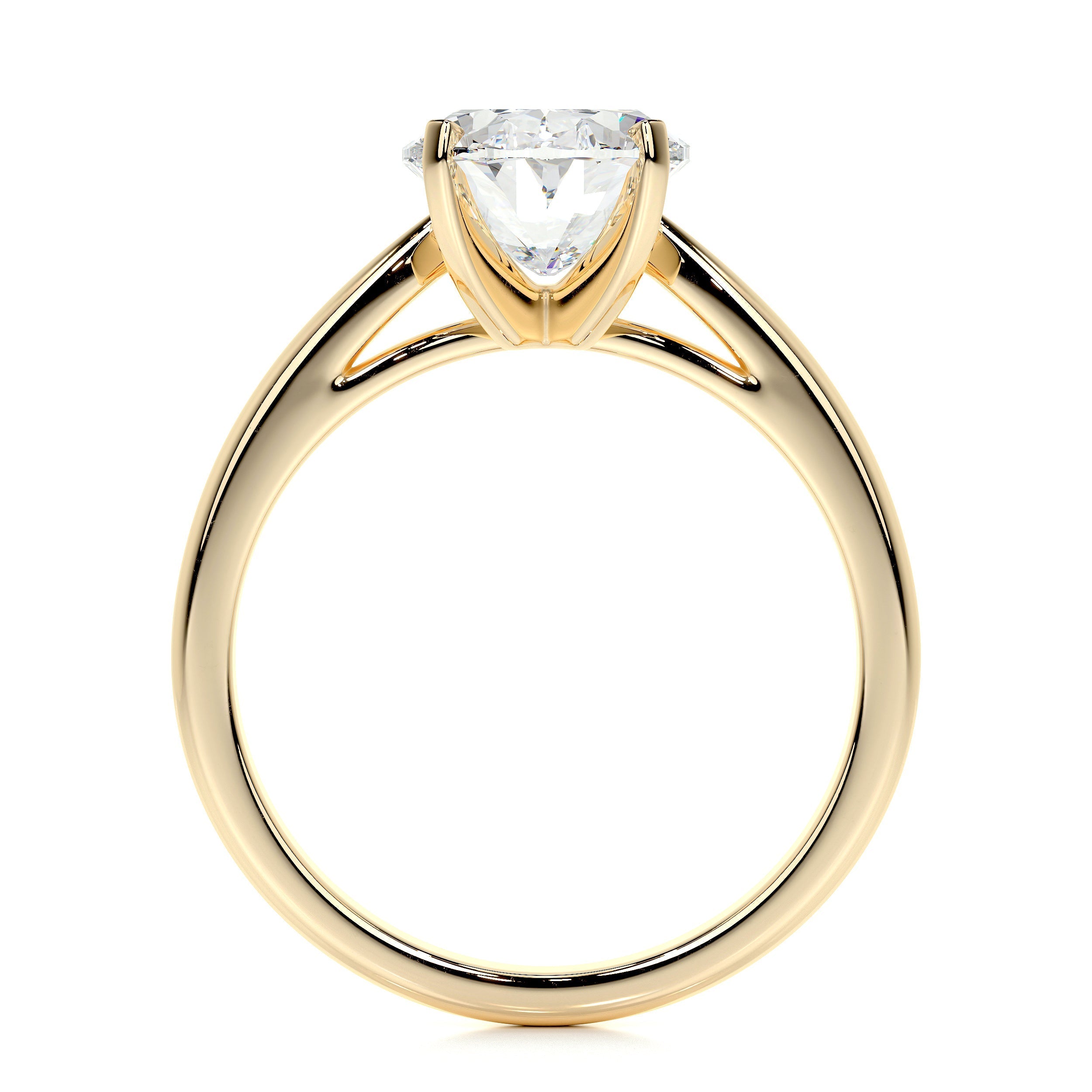 Diana Moissanite Ring - 18K Yellow Gold (RTS)