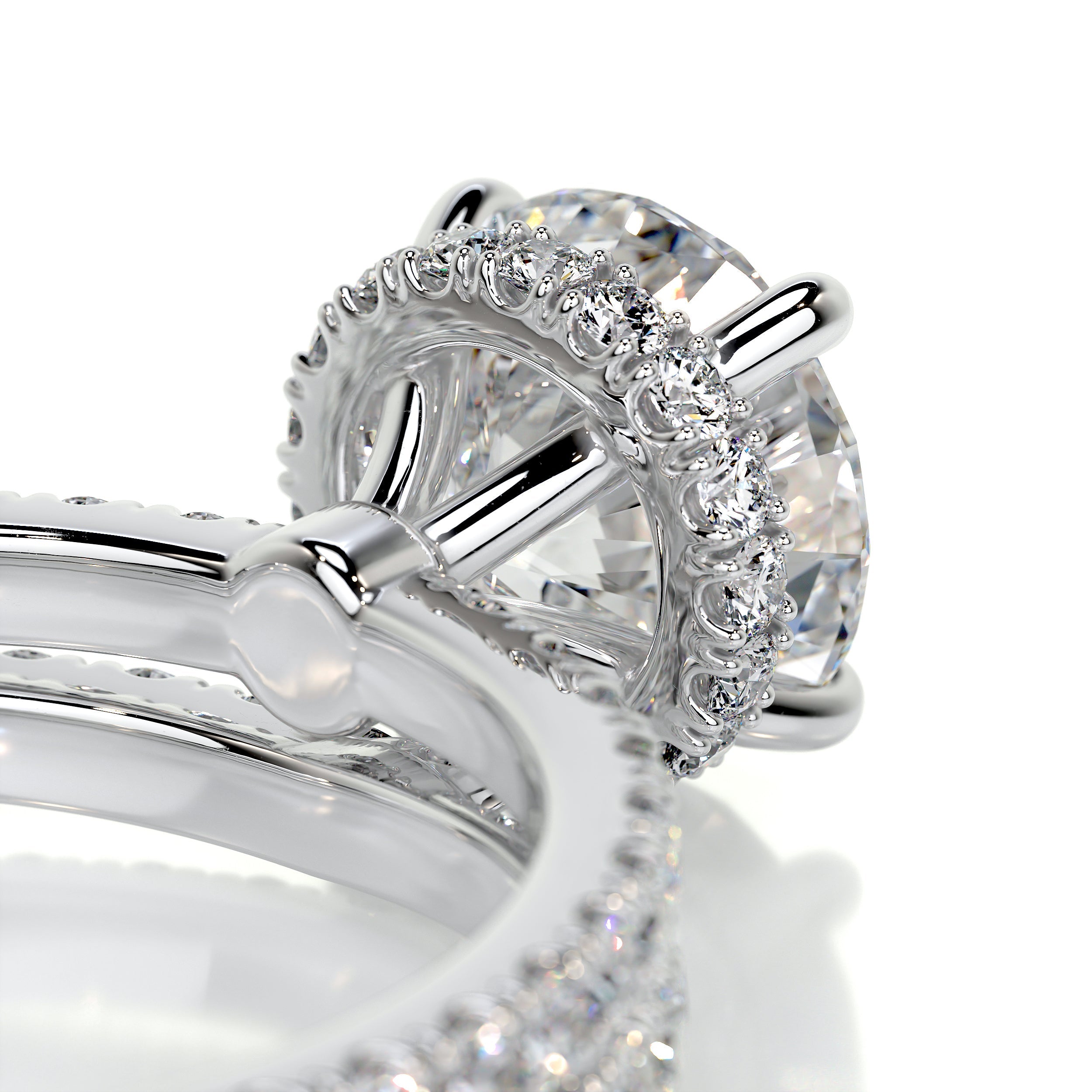 Vivienne Diamond Bridal Set -14K White Gold (RTS)