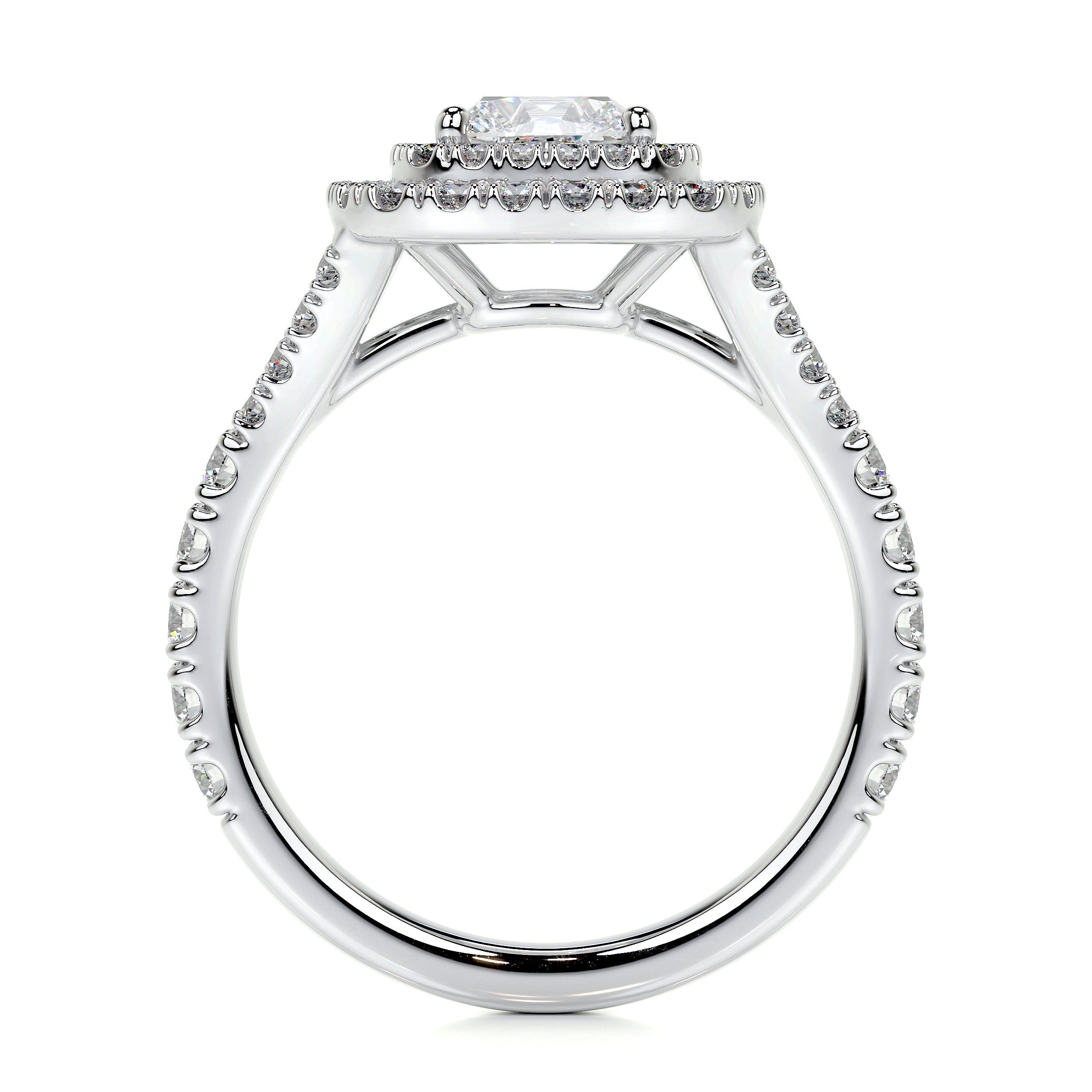 Tina Lab Grown Diamond Ring -14K White Gold (RTS)
