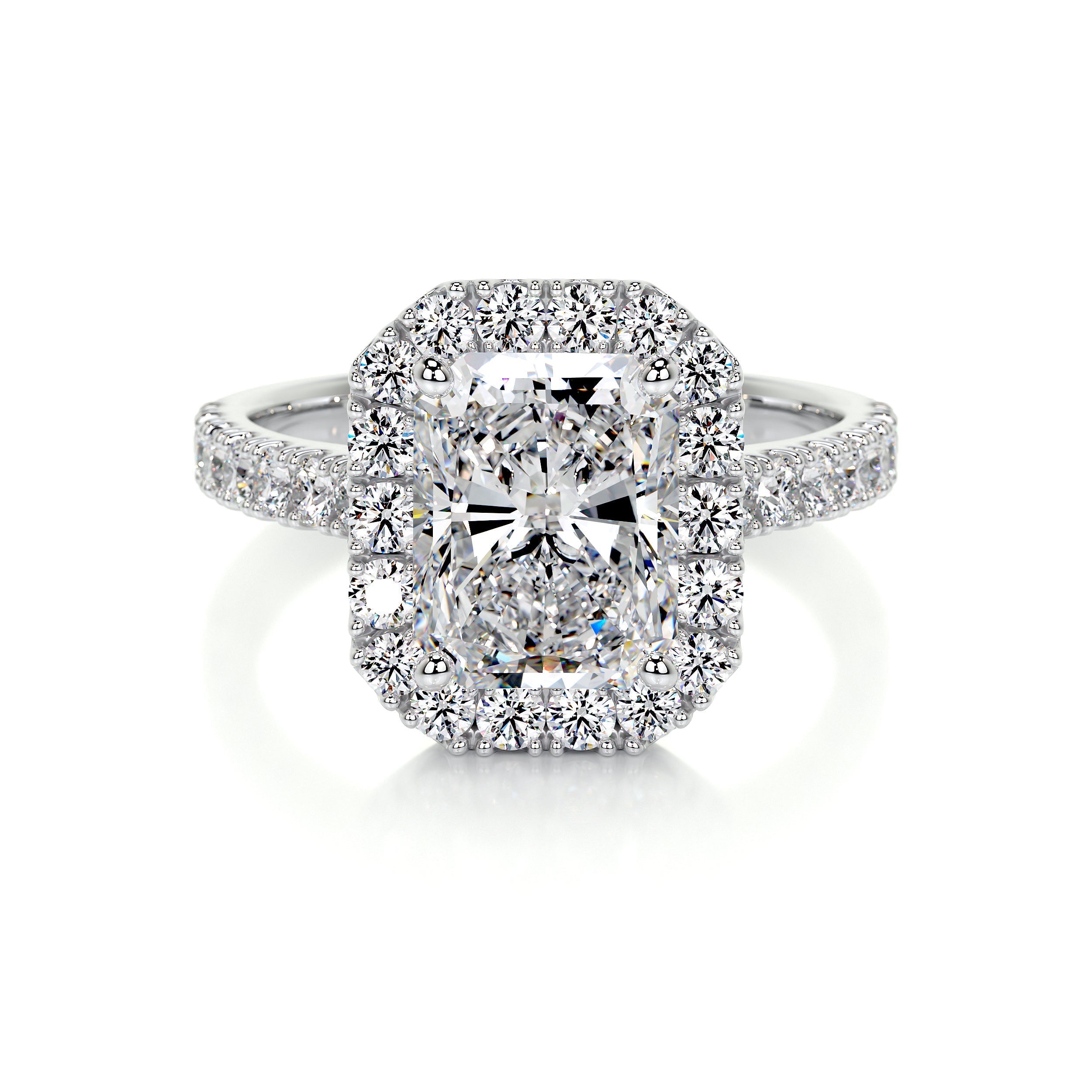 Andrea Lab Grown Diamond Ring   (2.5 Carat) -18K White Gold