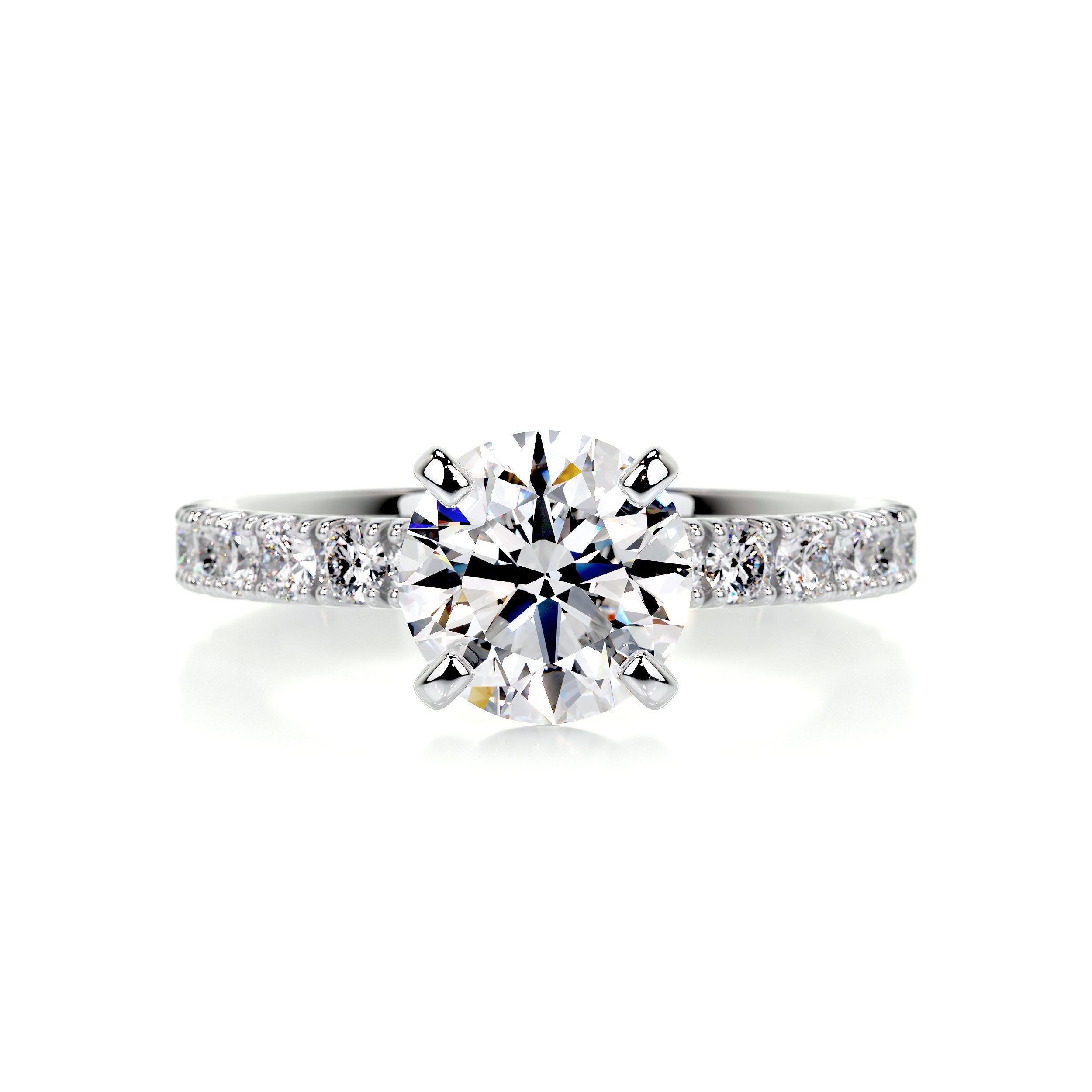 Alison Diamond Engagement Ring -Platinum - Main Stone 2.02 Carat