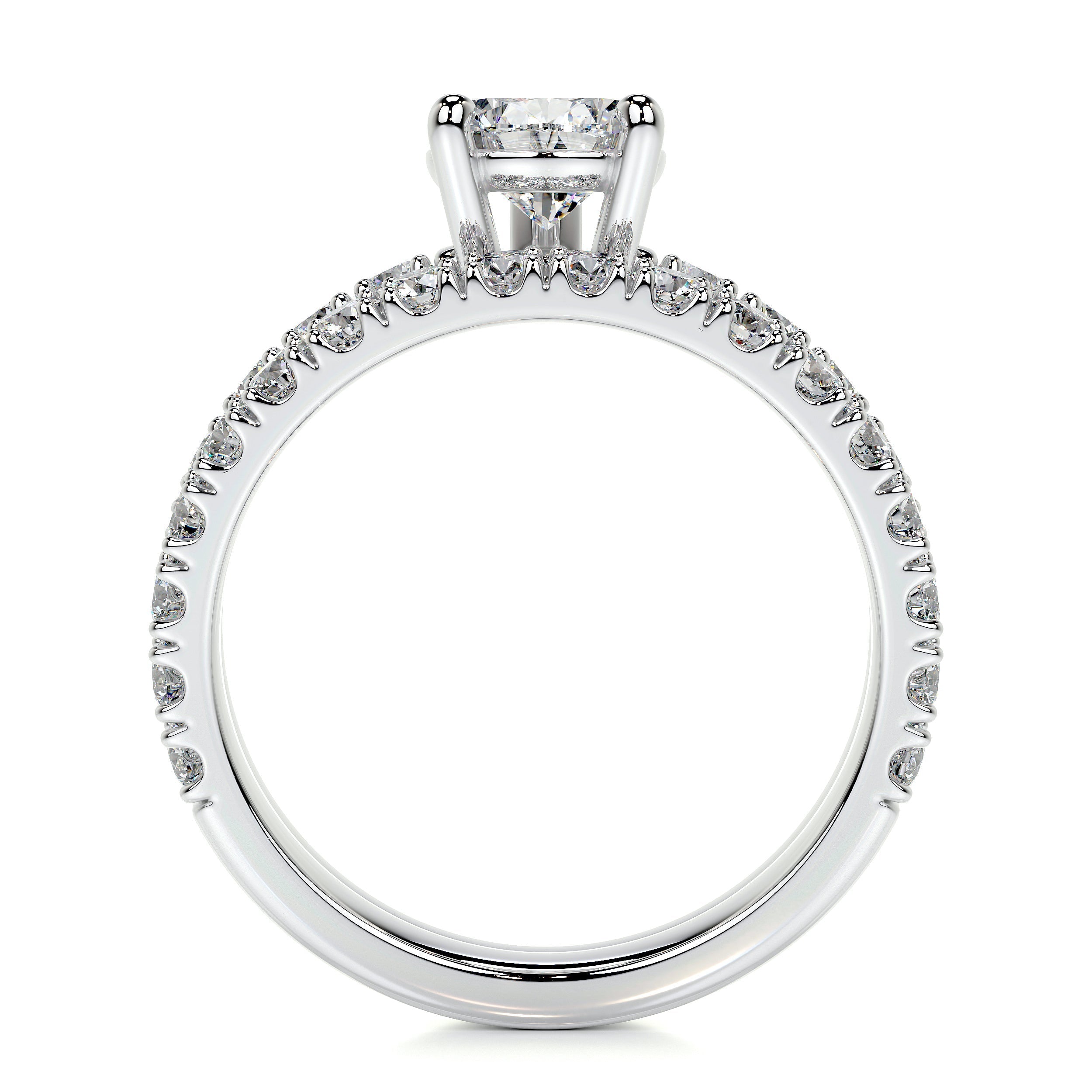 Hailey Lab Grown Diamond Bridal Set   (2.5 Carat) -14K White Gold