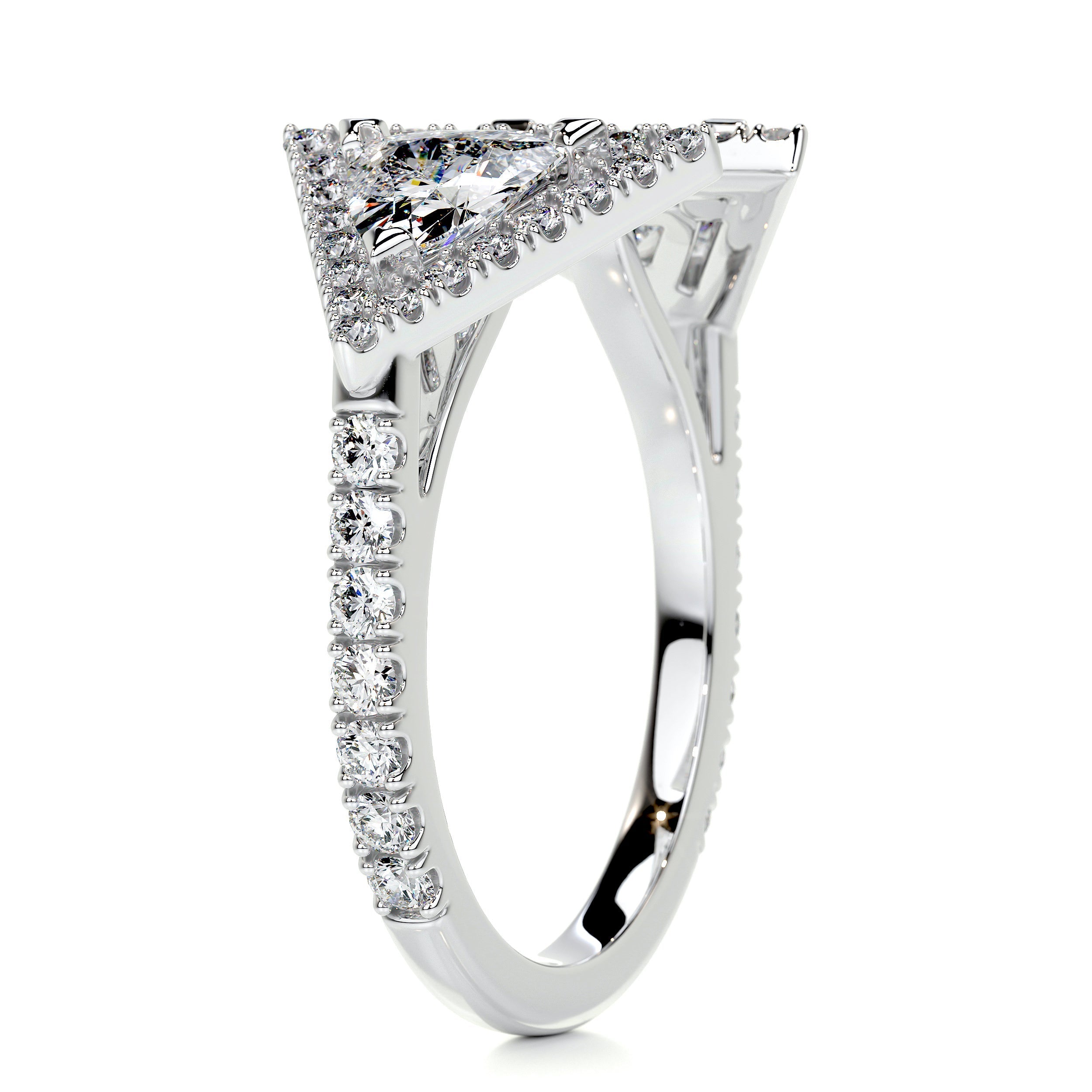 Olivia Fashion Diamond Ring   (1 carat) -14K White Gold (RTS)