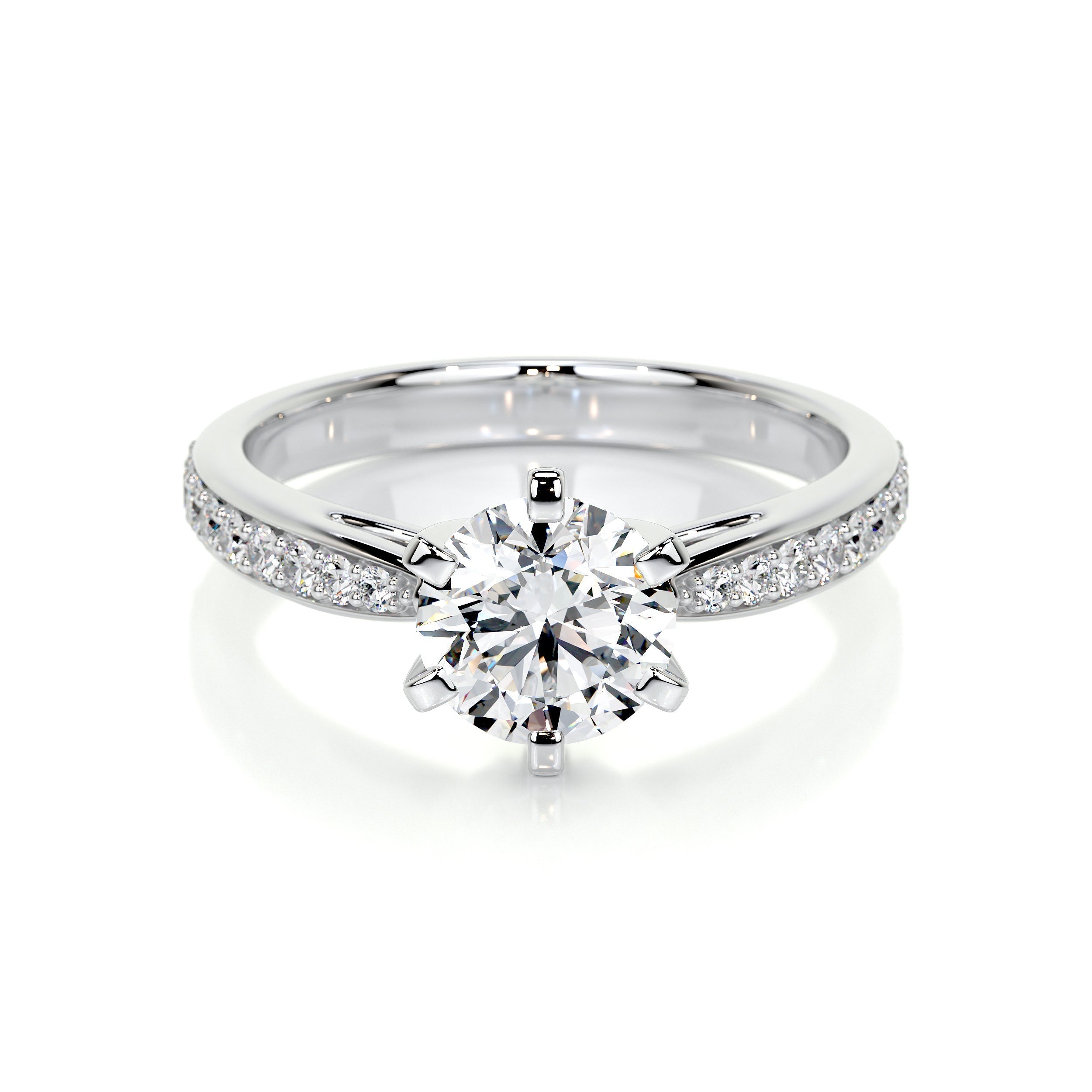 Talia Lab Grown Diamond Ring - 14K White Gold (RTS)