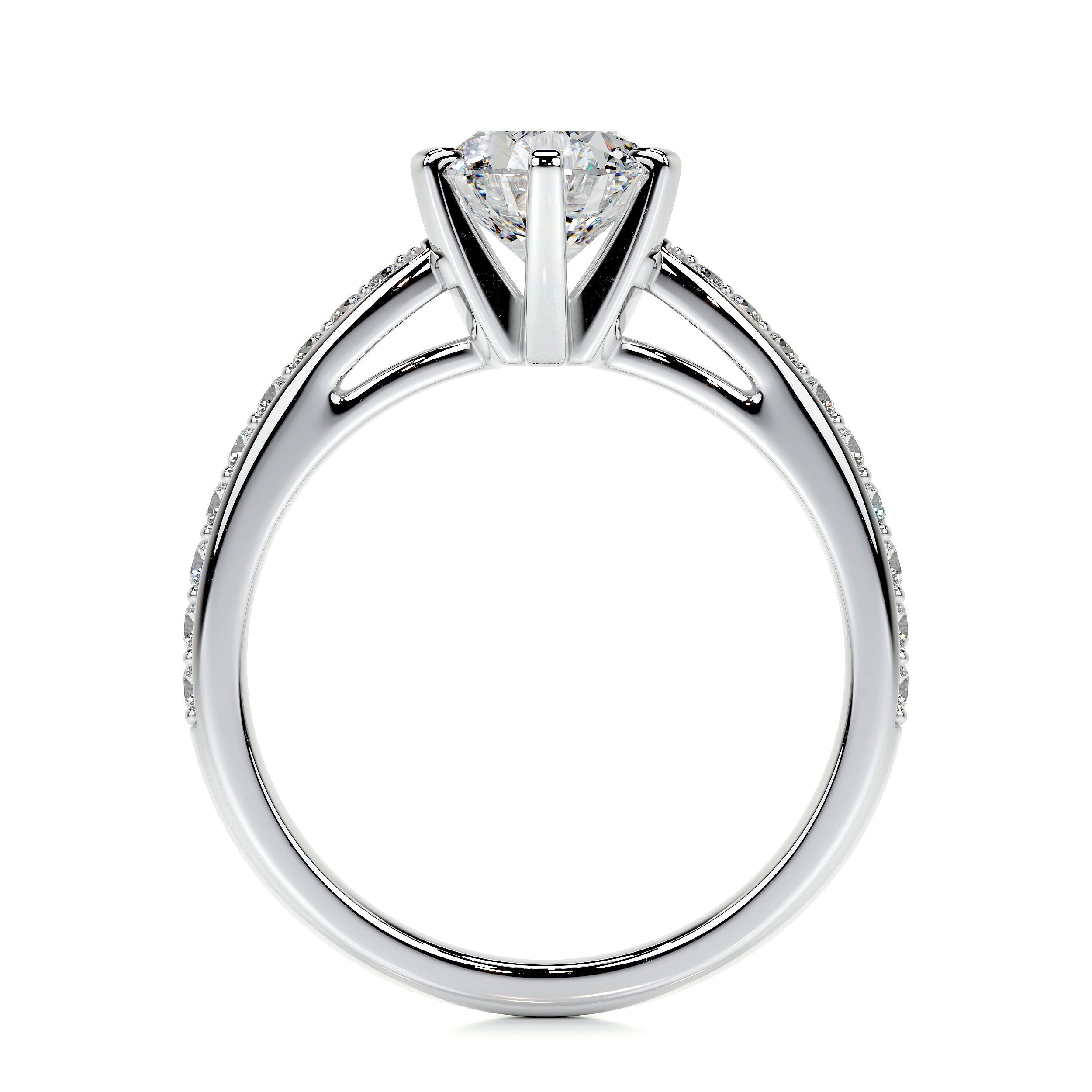 Talia Lab Grown Diamond Ring - 14K White Gold (RTS)