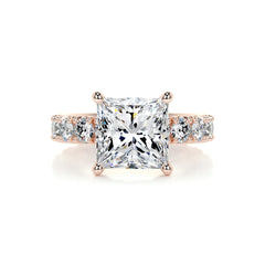 Molly Diamond Engagement Ring -14K Rose Gold - Main Stone 3.02 Carat