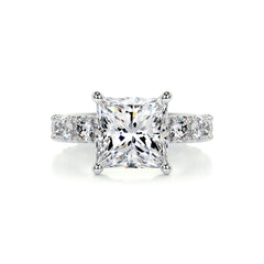 Molly Diamond Engagement Ring -14K White Gold - Main Stone 3.02 Carat