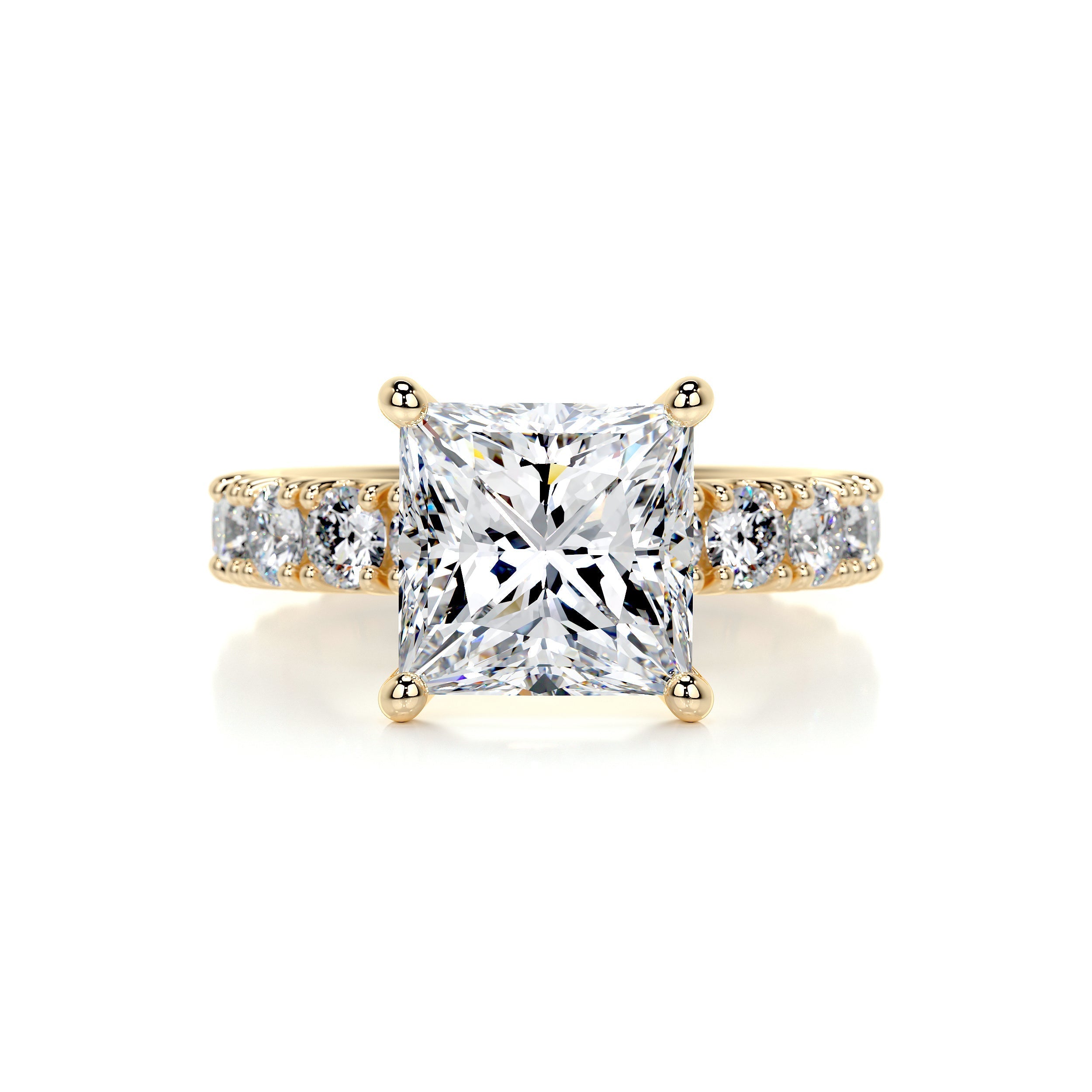 Molly Diamond Engagement Ring - 18K Yellow Gold