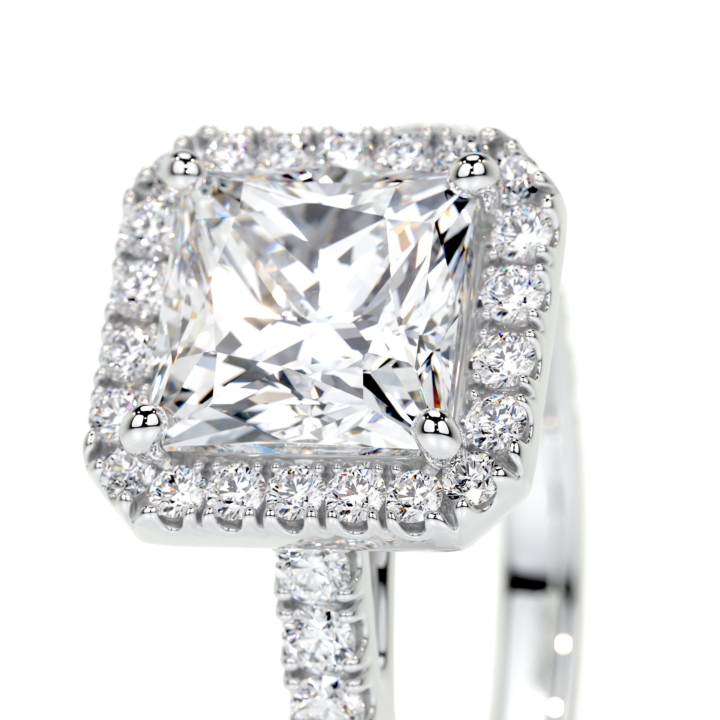 Selena Lab Grown Diamond Ring -18K White Gold (RTS)