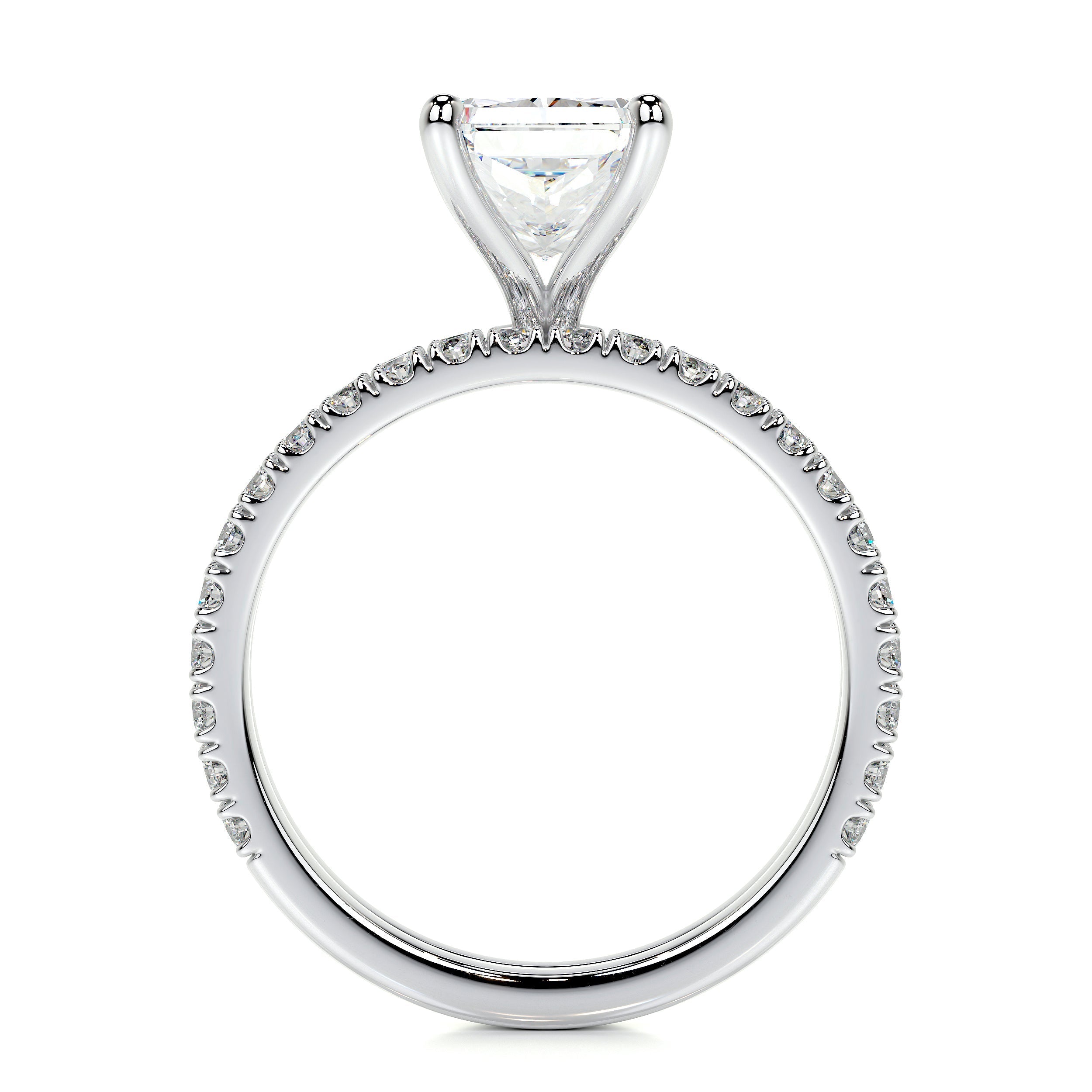Audrey Lab Grown Diamond Bridal Set   (2.5 Carat) -14K White Gold