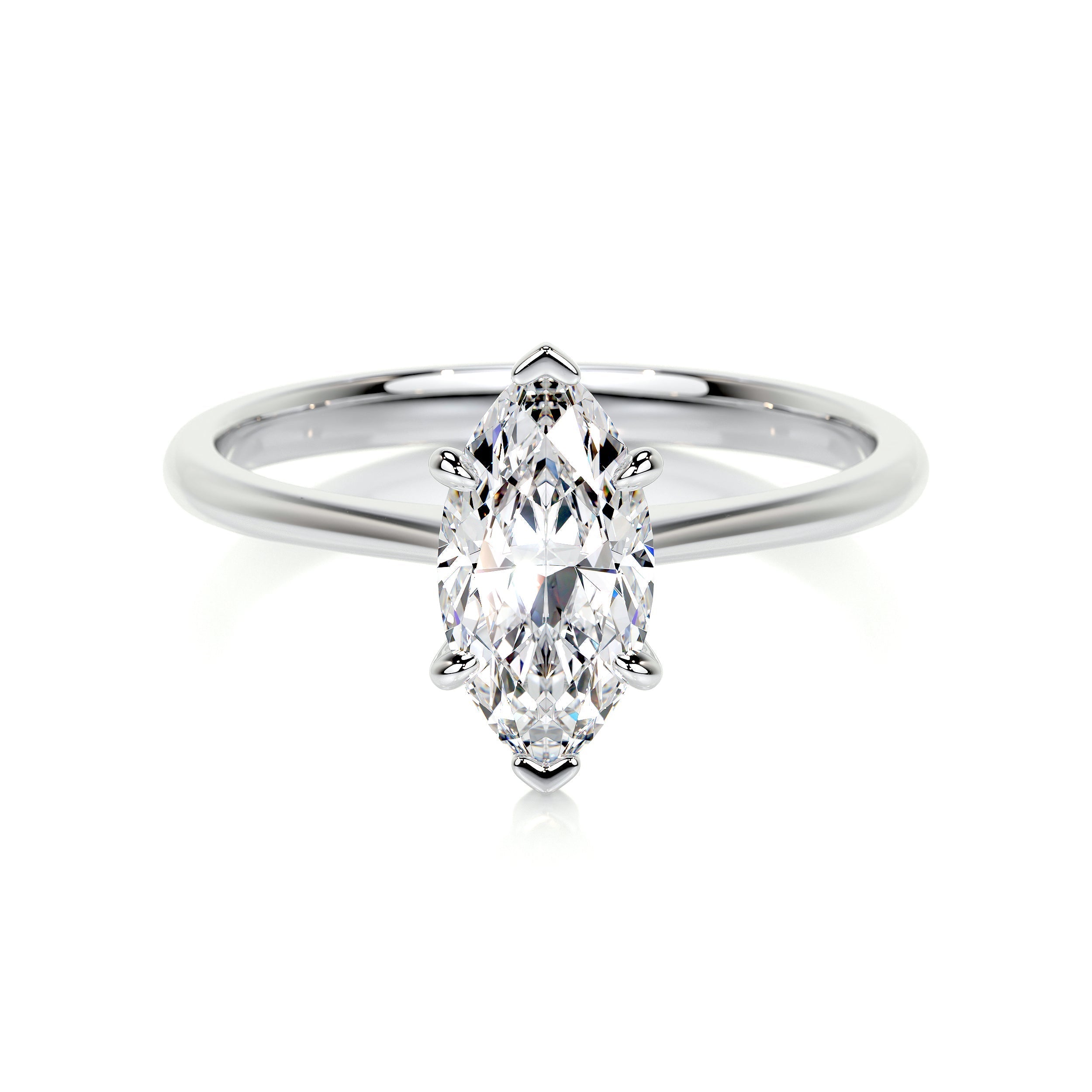 Samantha Lab Grown Diamond Ring -14K White Gold (RTS)