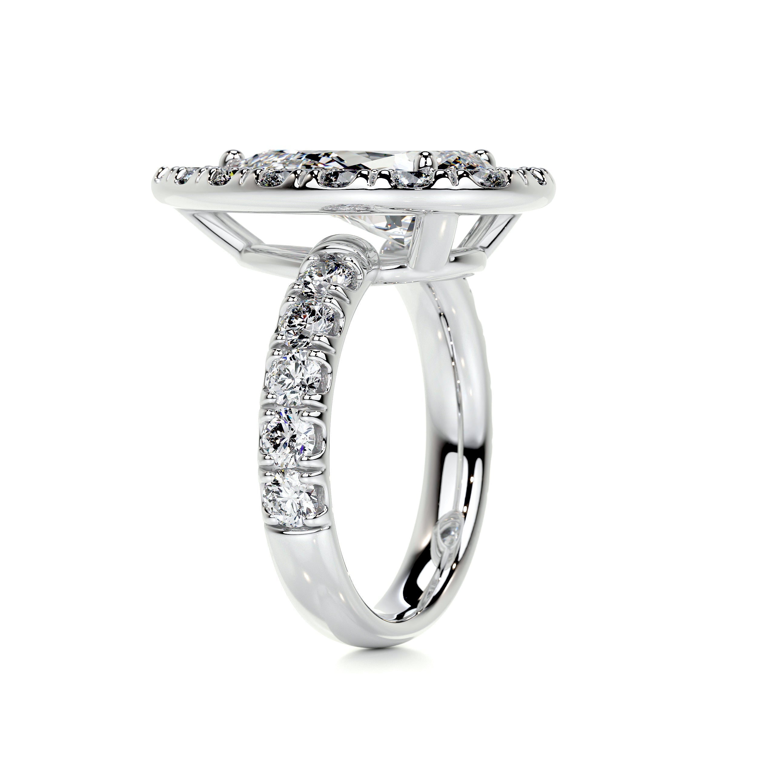 Maya Diamond Engagement Ring -14K White Gold (RTS)