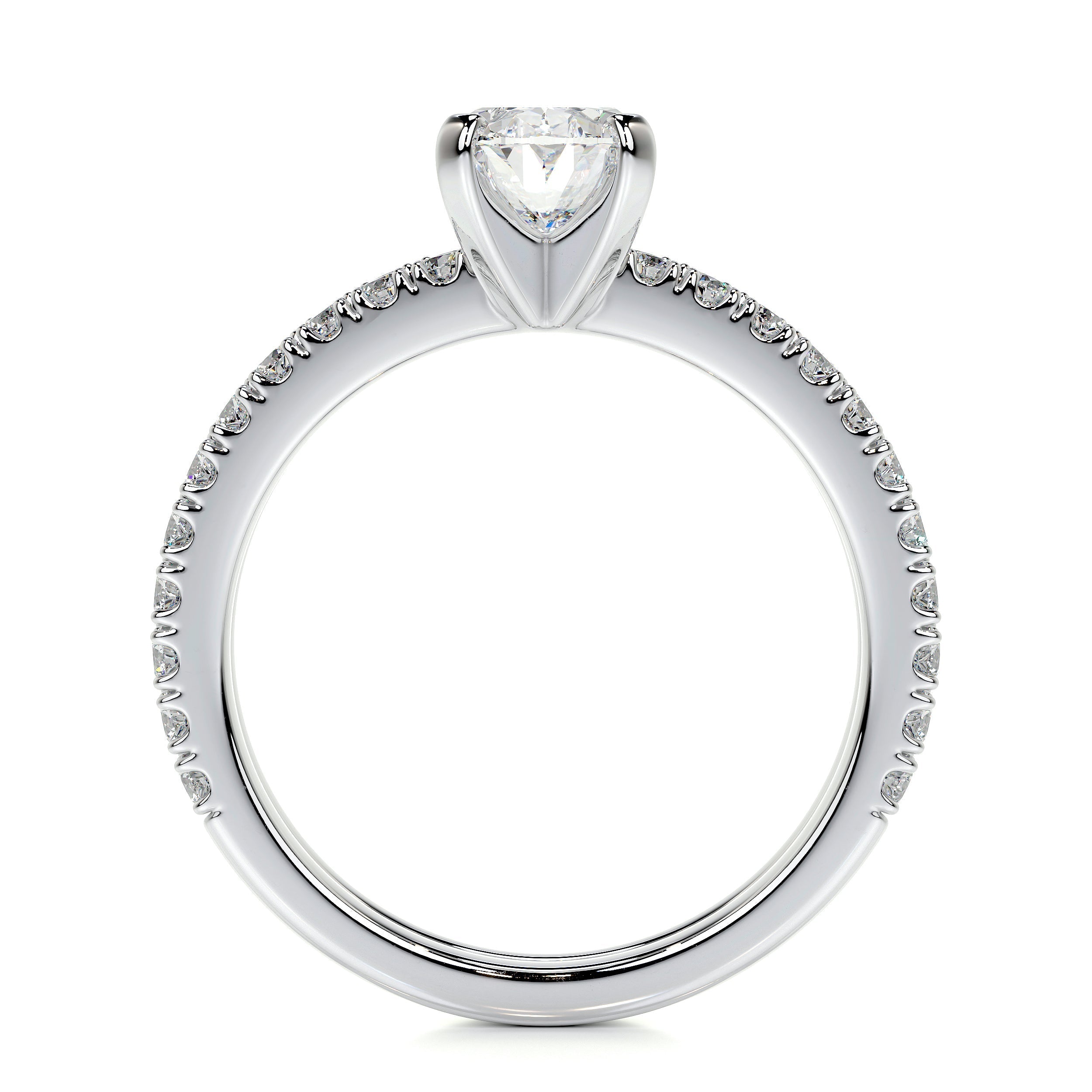 Stephanie Lab Grown Diamond Bridal Set   (1.5 Carat) -14K White Gold (RTS)