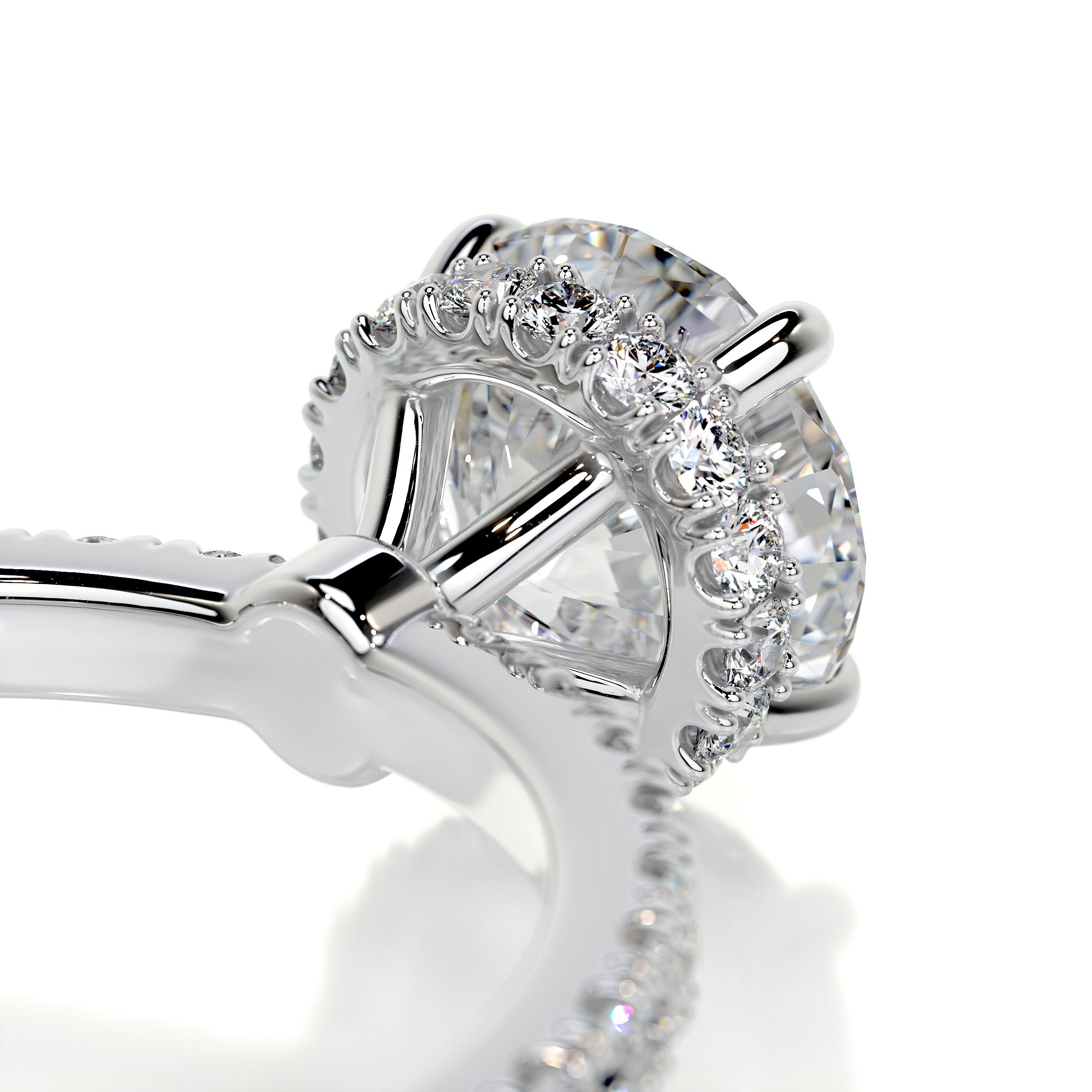 Vivienne Diamond Engagement Ring -14K White Gold (RTS)