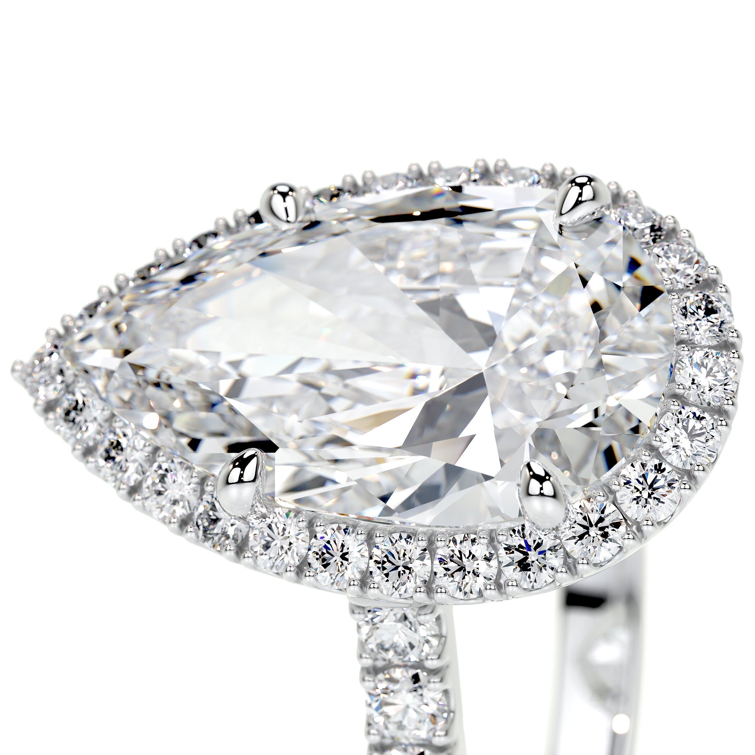 Sophia Lab Grown Diamond Ring -14K White Gold (RTS)