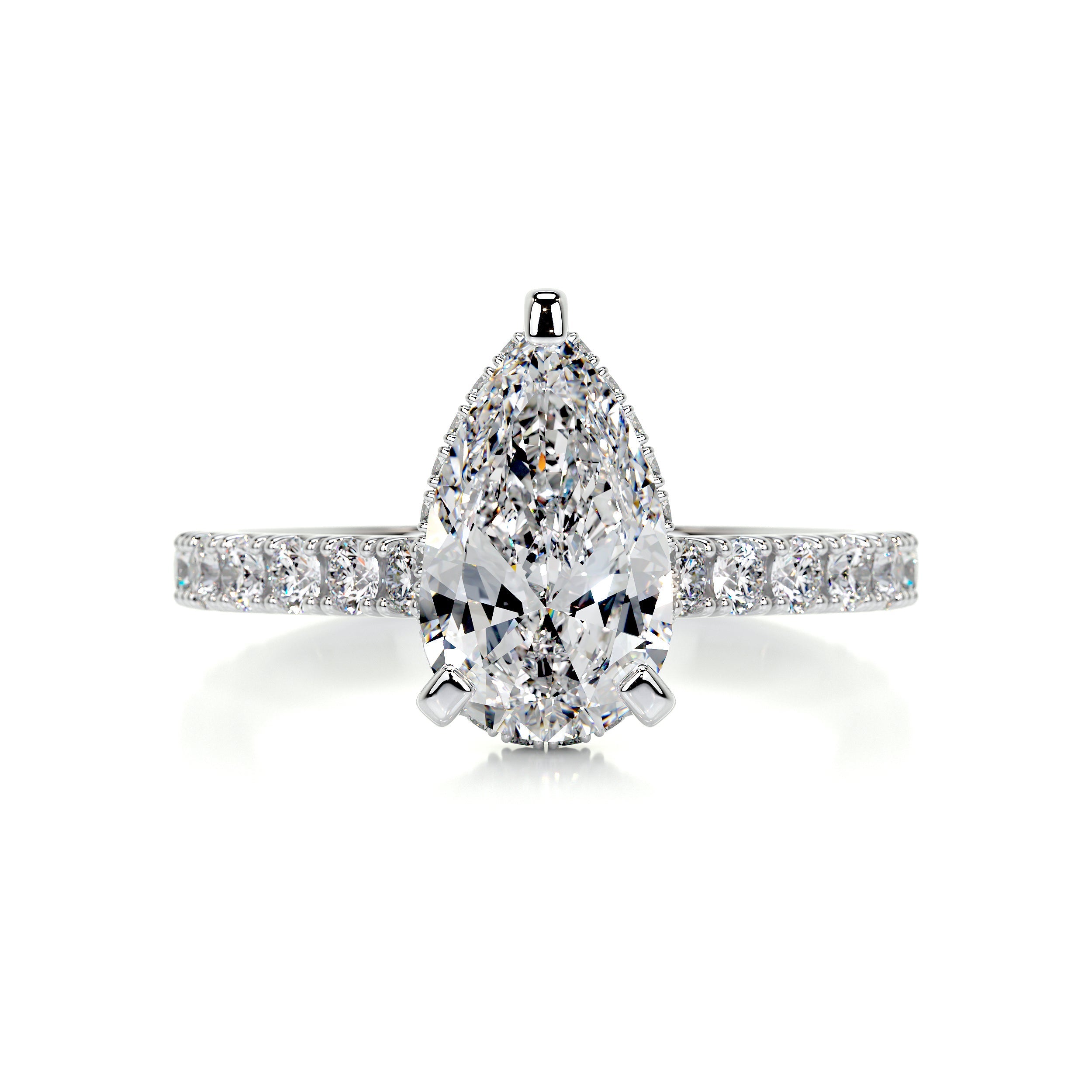 Mia Diamond Engagement Ring -14K White Gold (RTS)