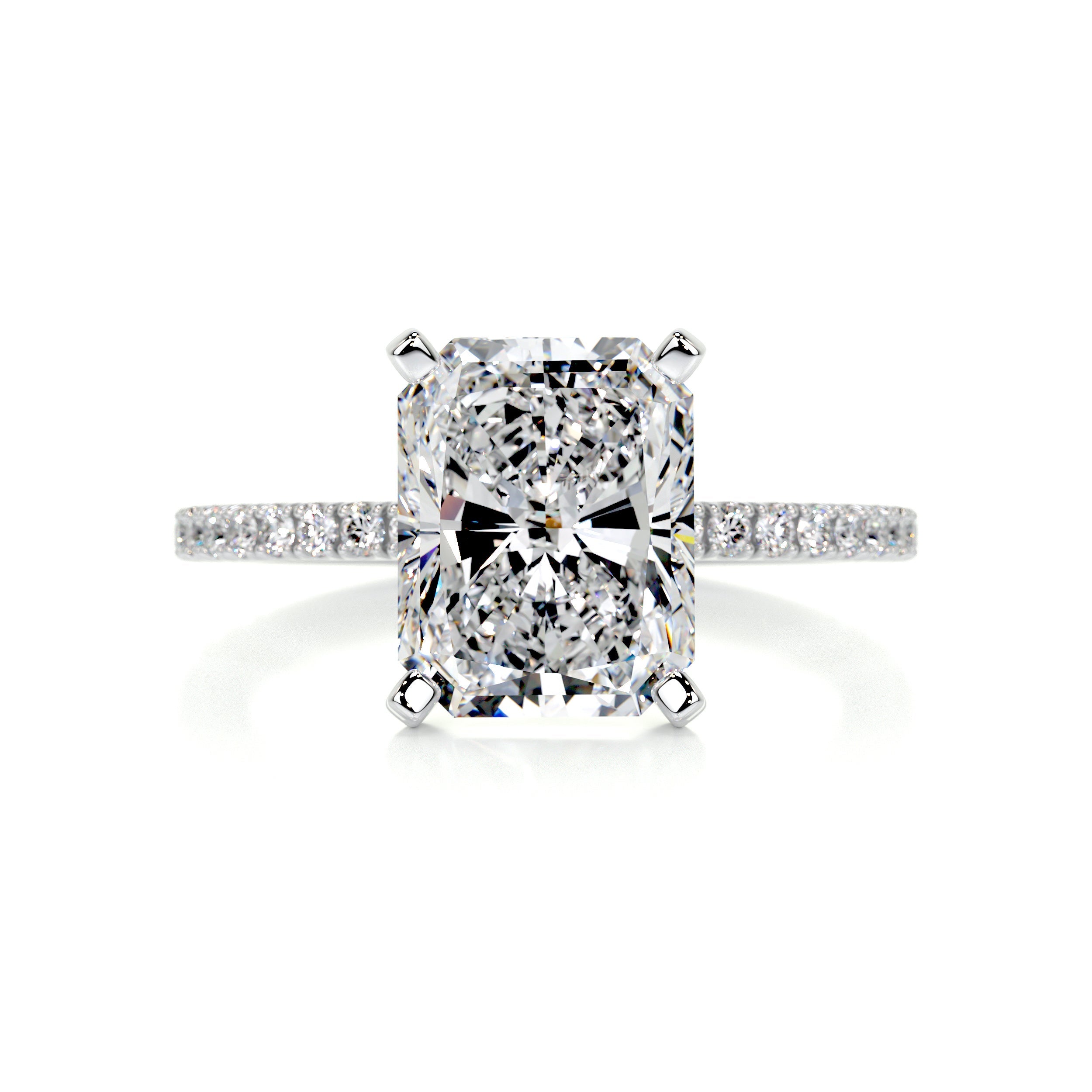 Audrey Diamond Engagement Ring -18K White Gold (RTS)