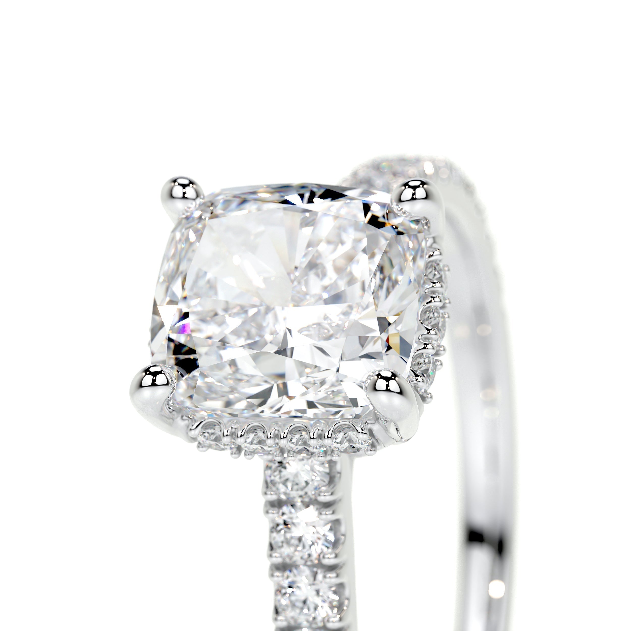 Cassandra Lab Grown Diamond Ring   (2 Carat) -Platinum