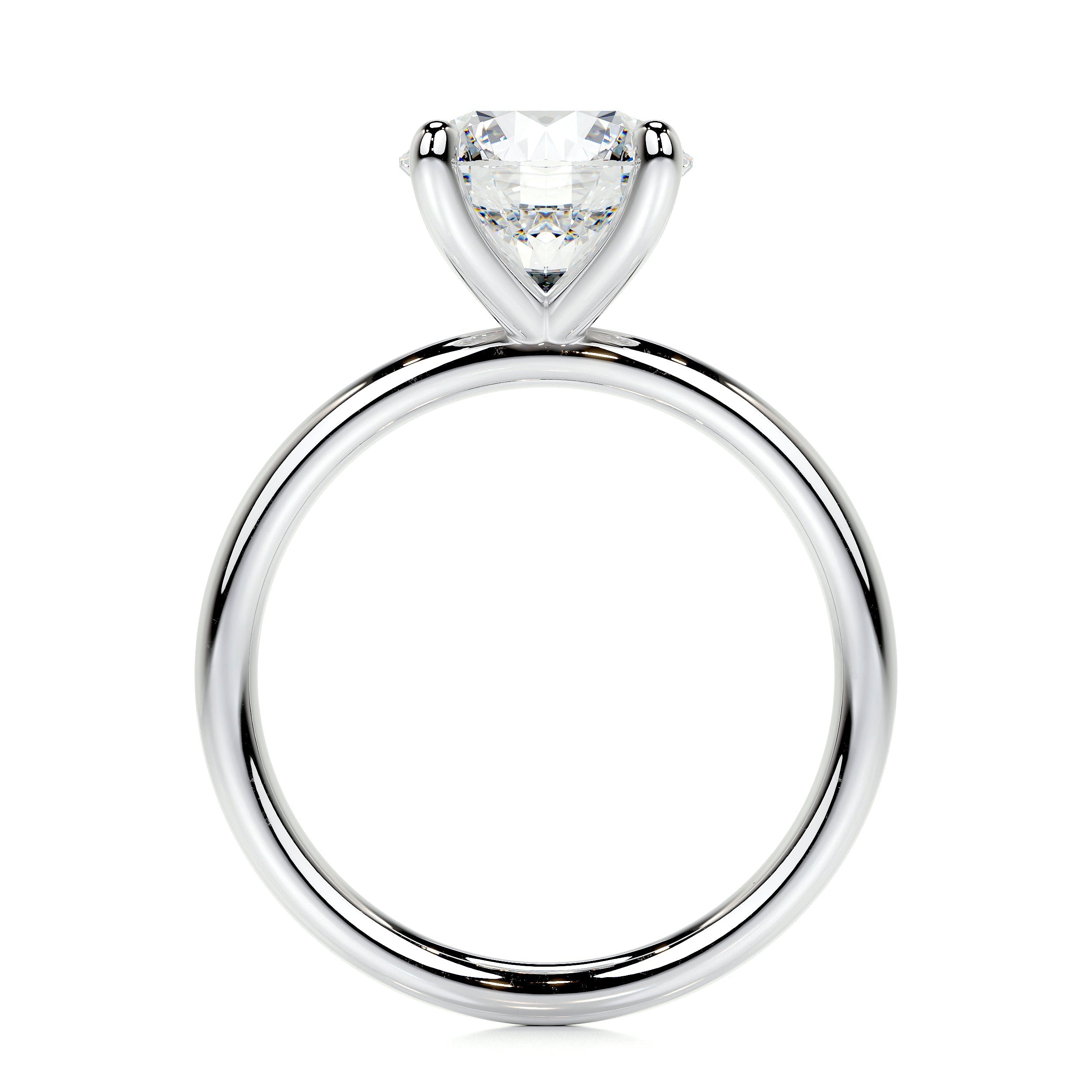 Eloise Moissanite Ring -14K White Gold (RTS)