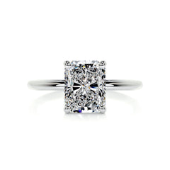Harper Diamond Engagement Ring -14K White Gold - Main Stone 2 Carat