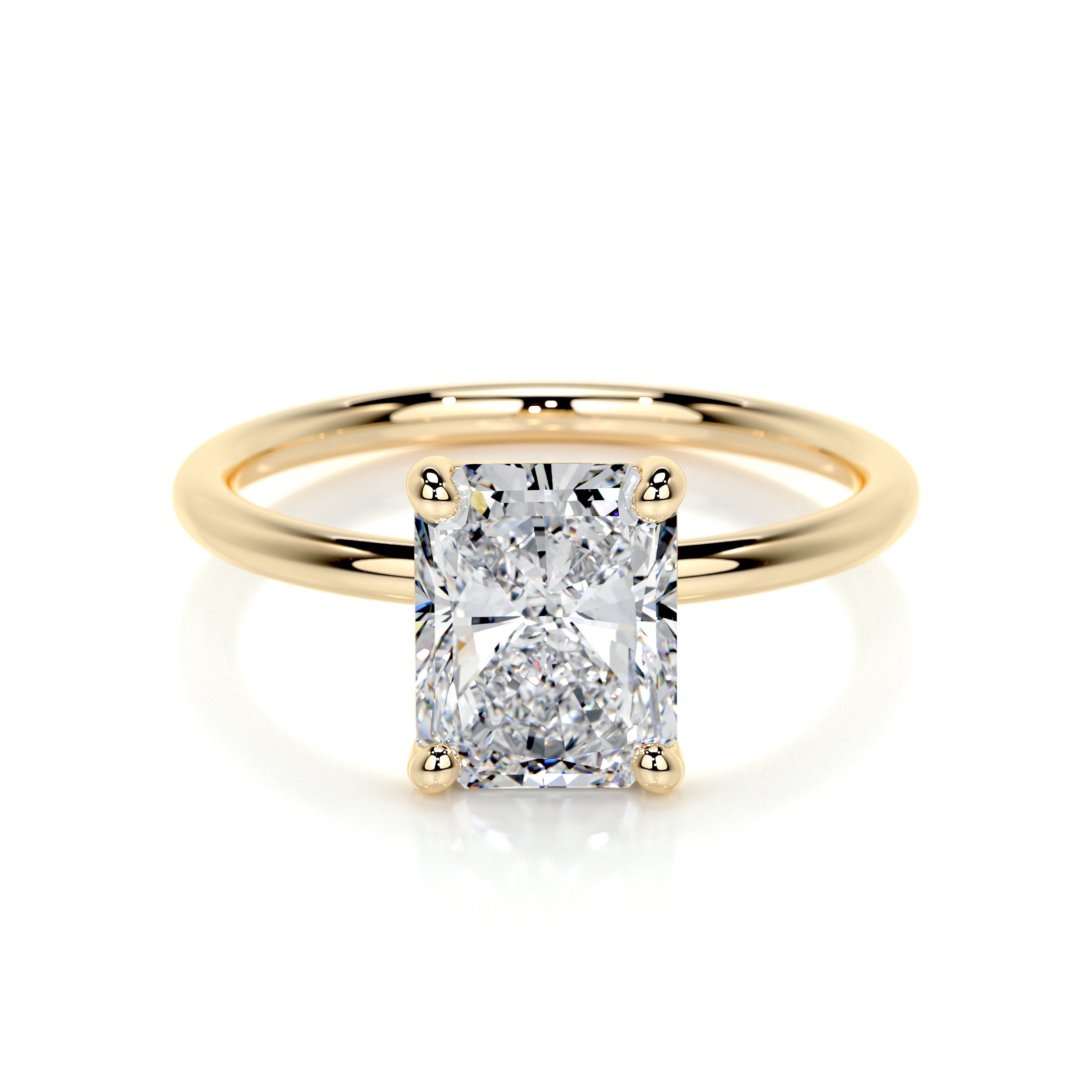 Harper Lab Grown Diamond Ring -18K Yellow Gold (RTS)