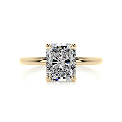Harper Diamond Engagement Ring -18K Yellow Gold - Main Stone 2 Carat
