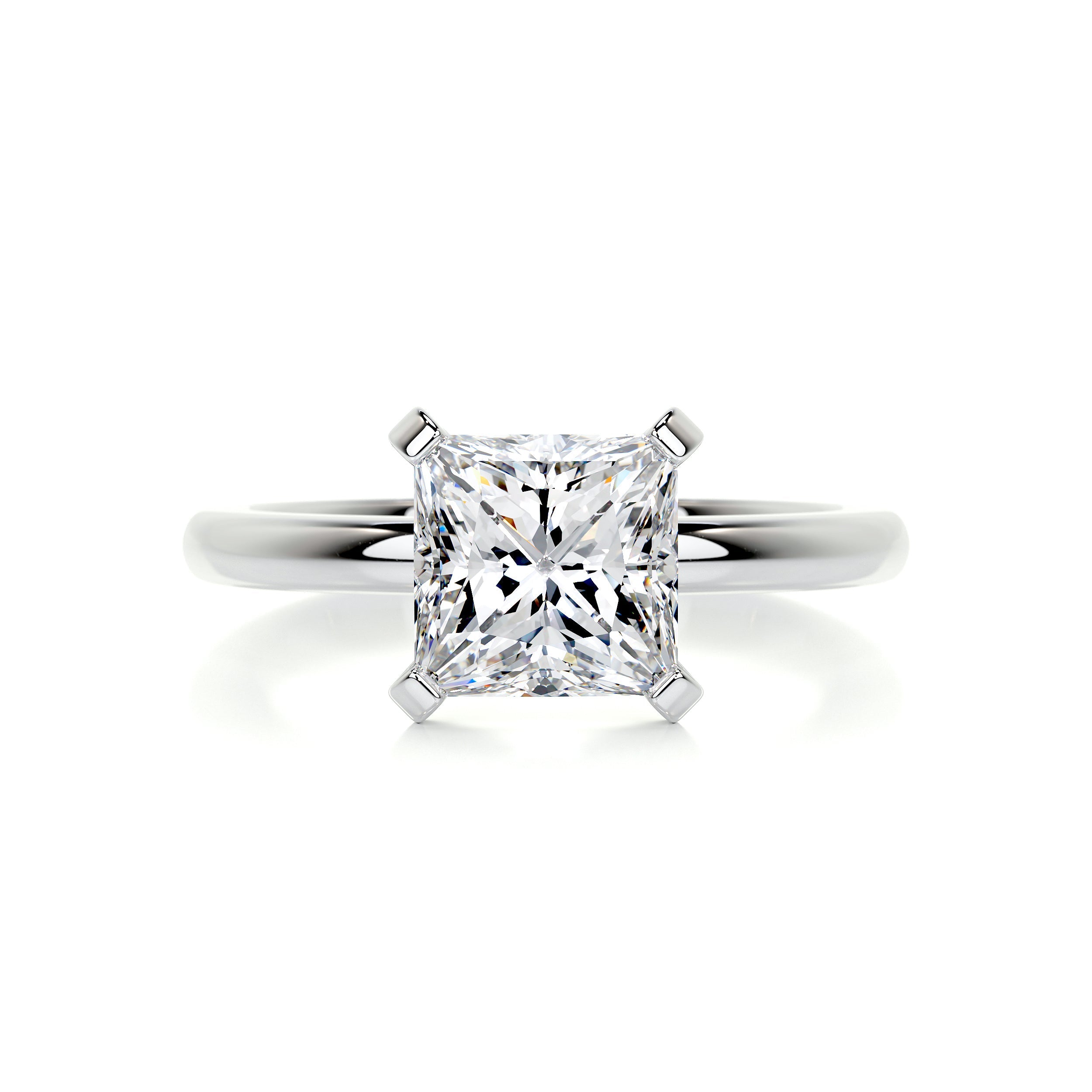 Isabelle Diamond Engagement Ring - 14K White Gold