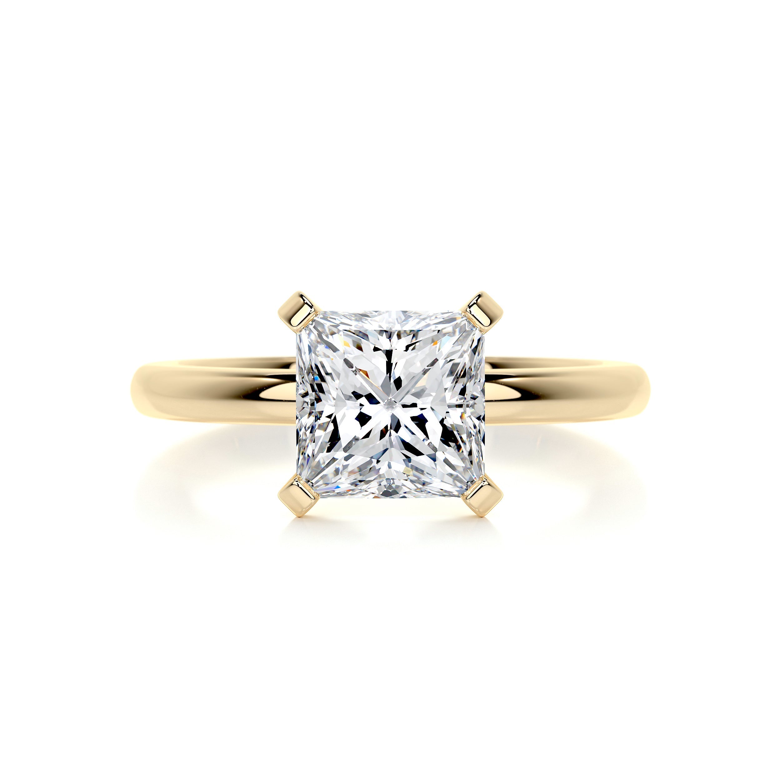 Isabelle Diamond Engagement Ring - 18K Yellow Gold