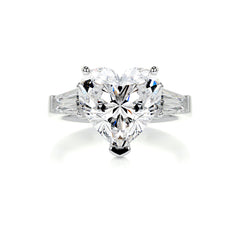 Skylar Diamond Engagement Ring - 18K White Gold