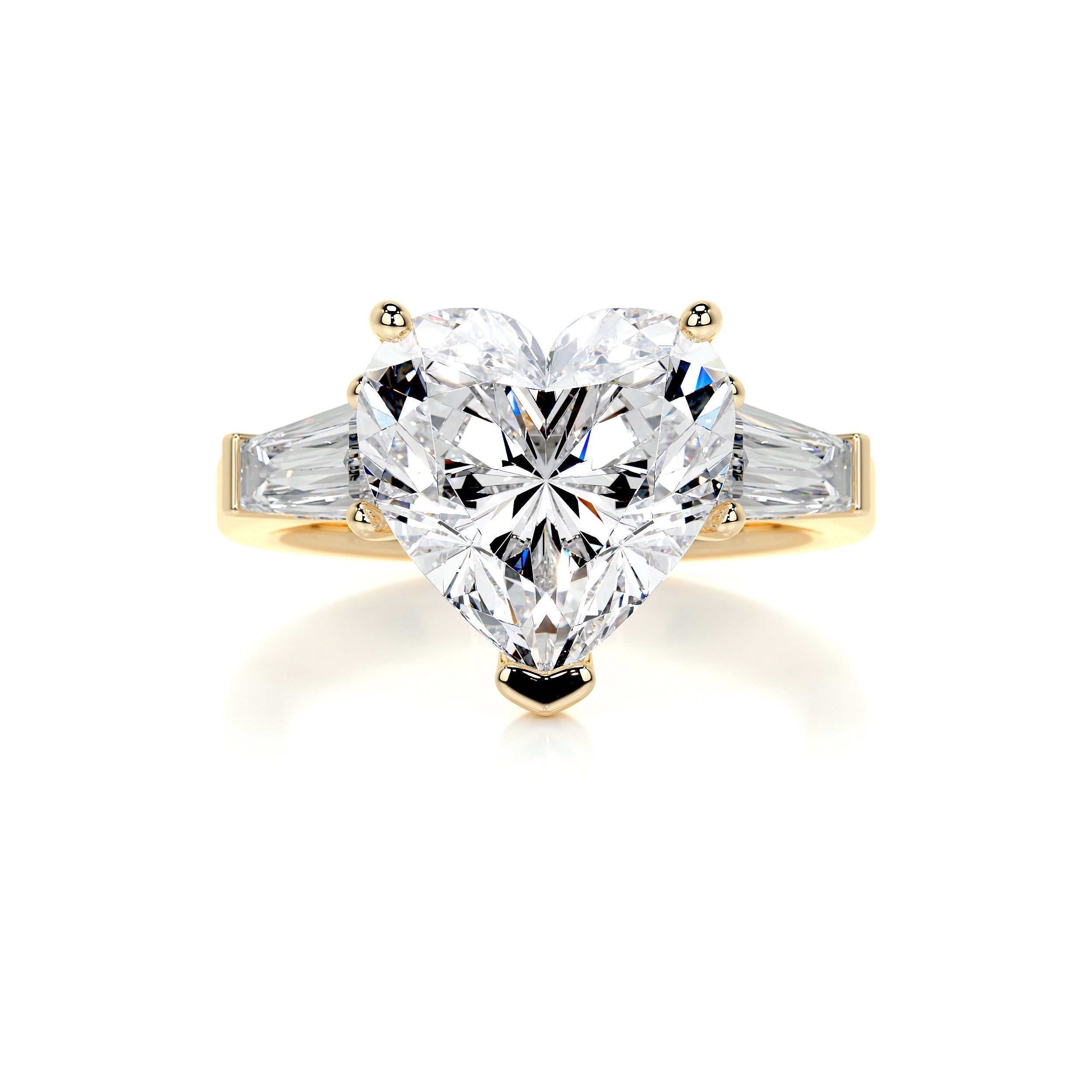 Skylar Diamond Engagement Ring - 18K Yellow Gold