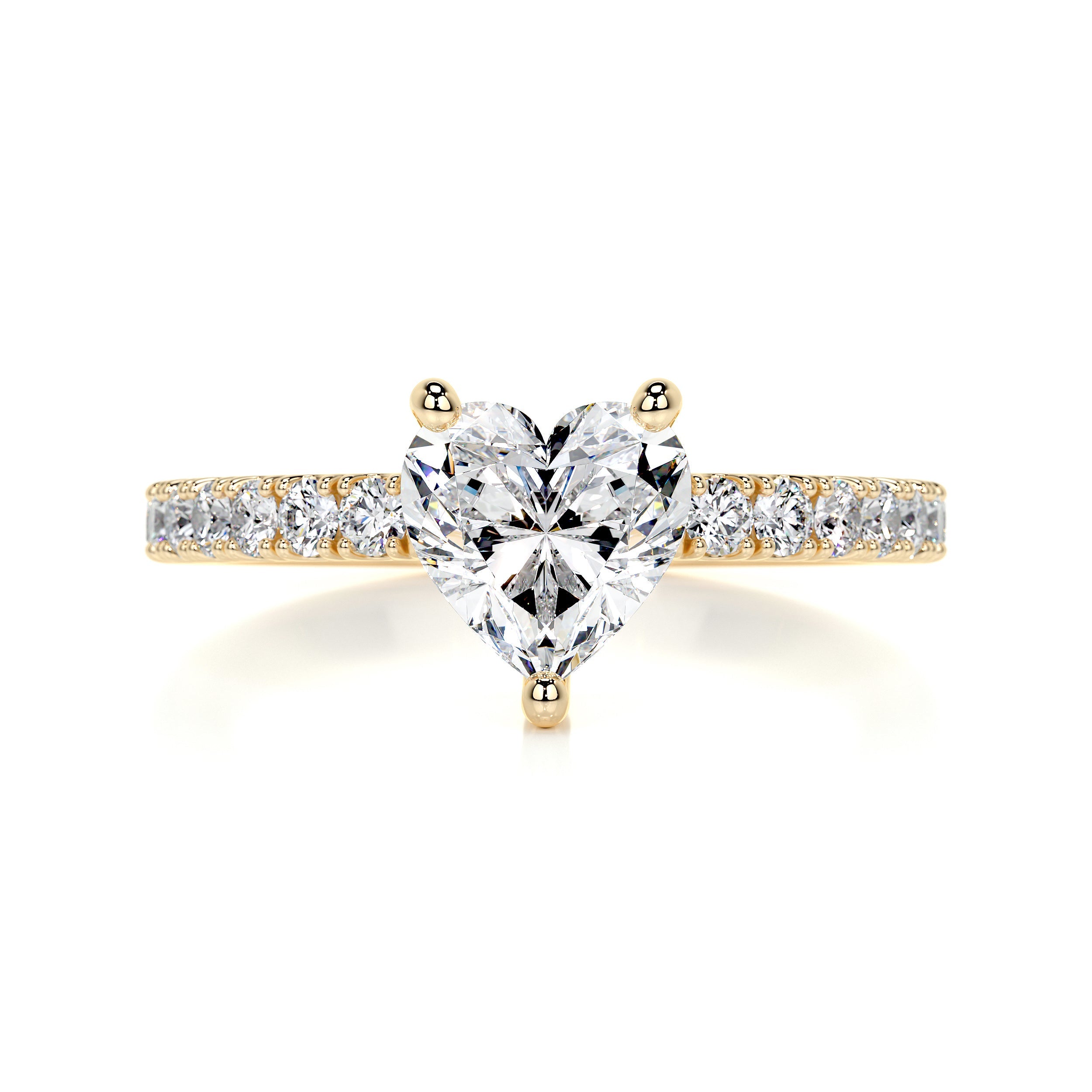 Audrey Diamond Engagement Ring - 18K Yellow Gold