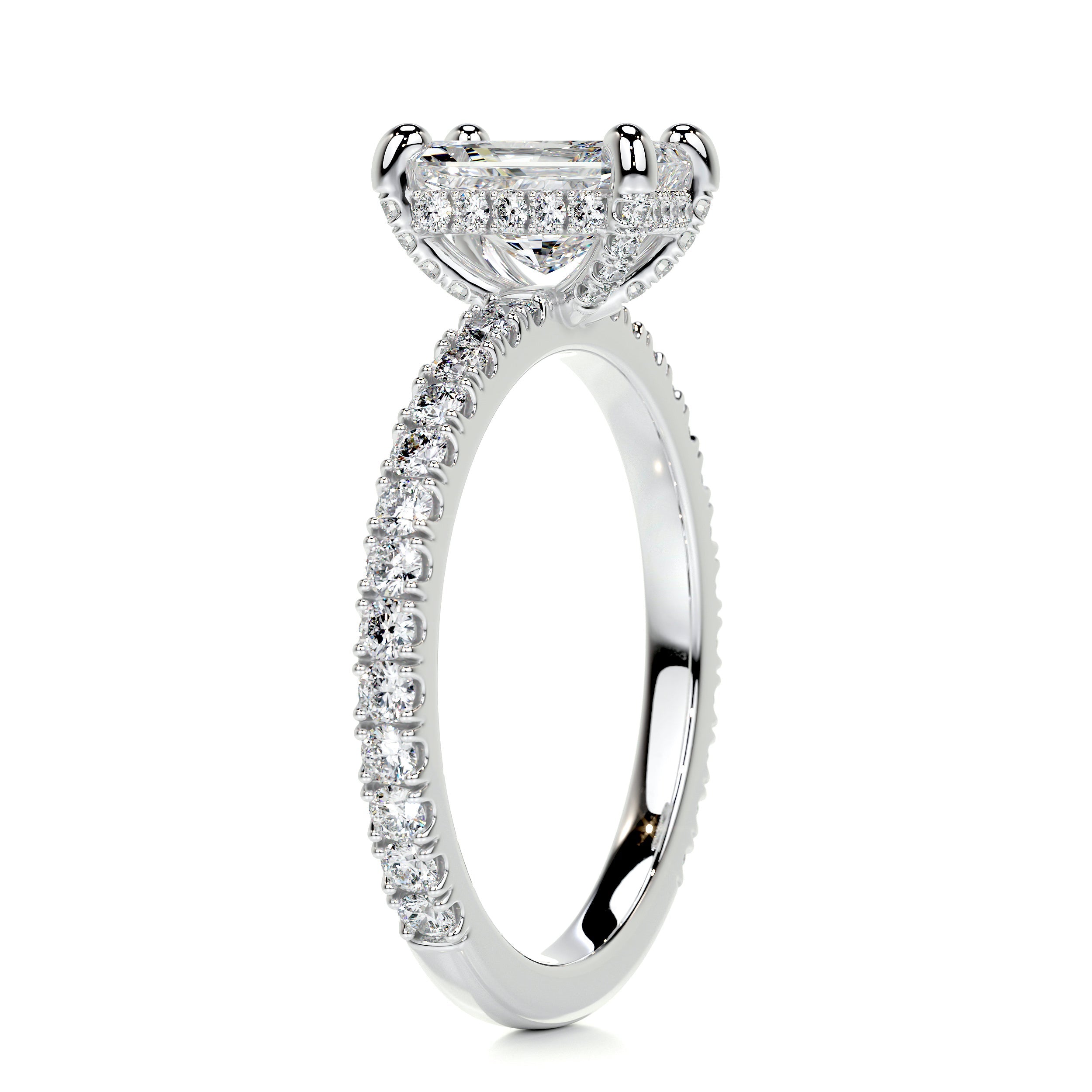 Deborah Diamond Engagement Ring - 18K White Gold