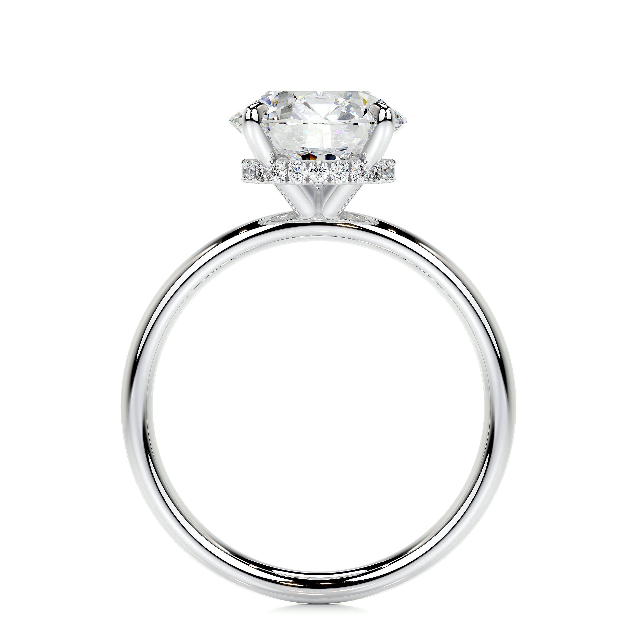 Willow Lab Grown Diamond Ring -14K White Gold (RTS)