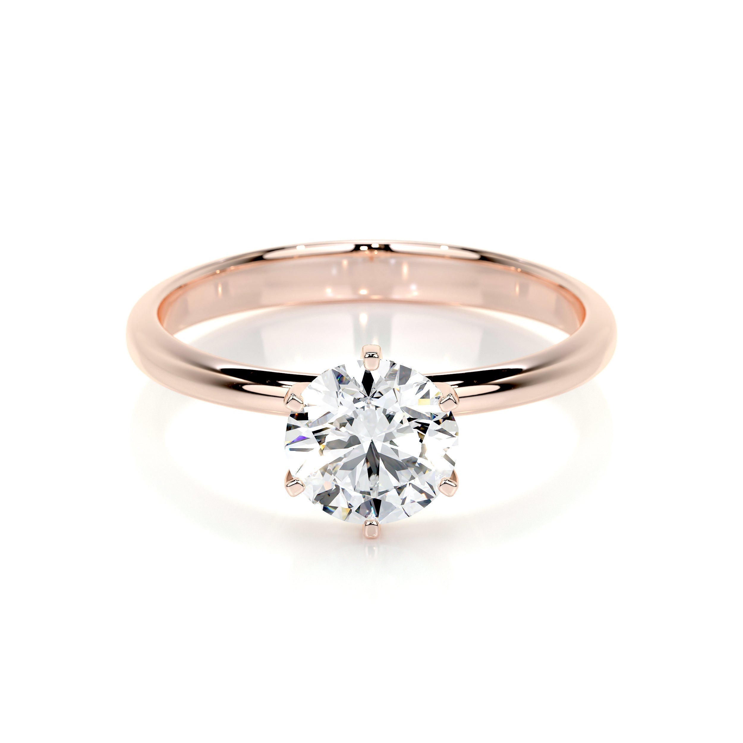 Samantha Lab Grown Diamond Ring -14K Rose Gold (RTS)