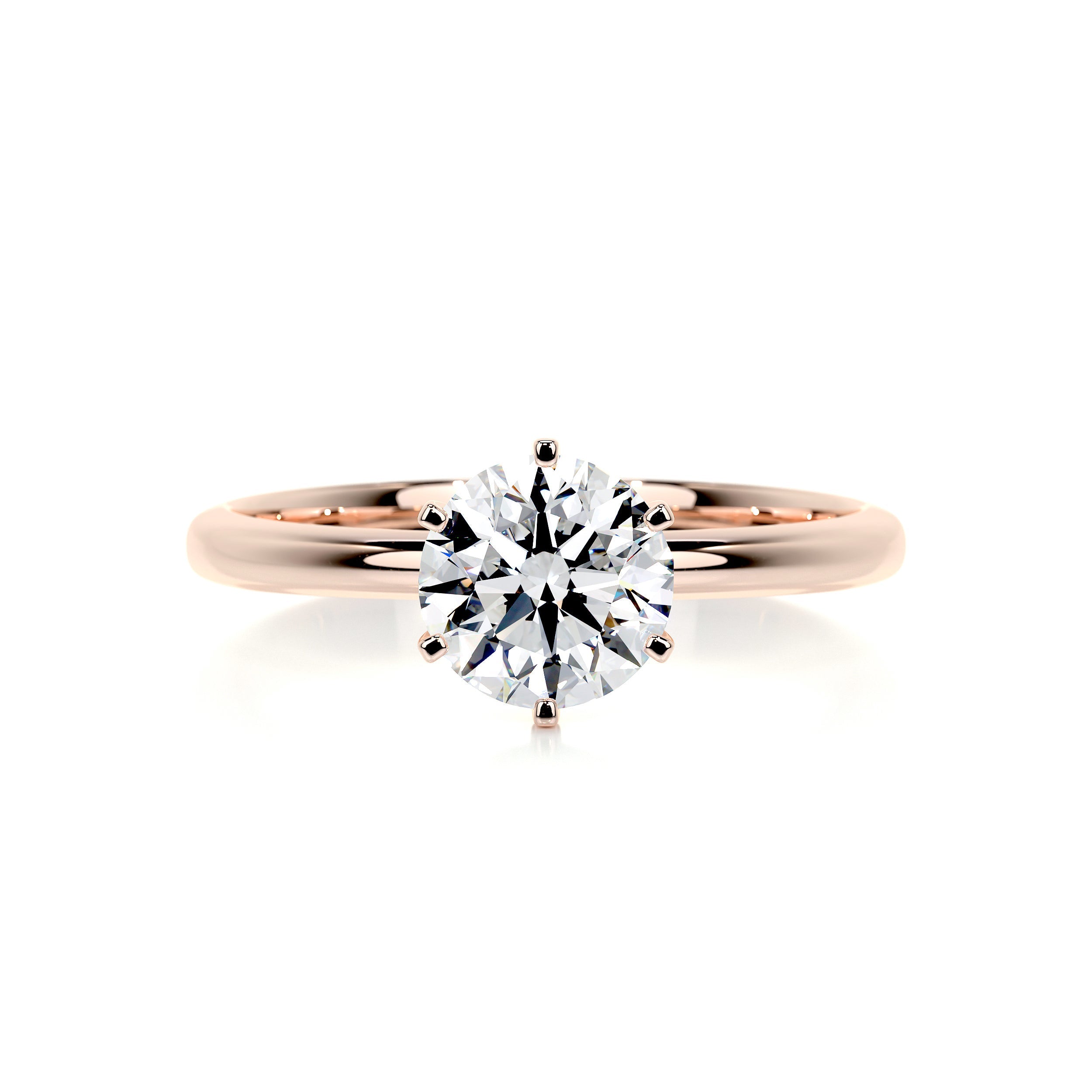 Samantha Diamond Engagement Ring - 14K Rose Gold