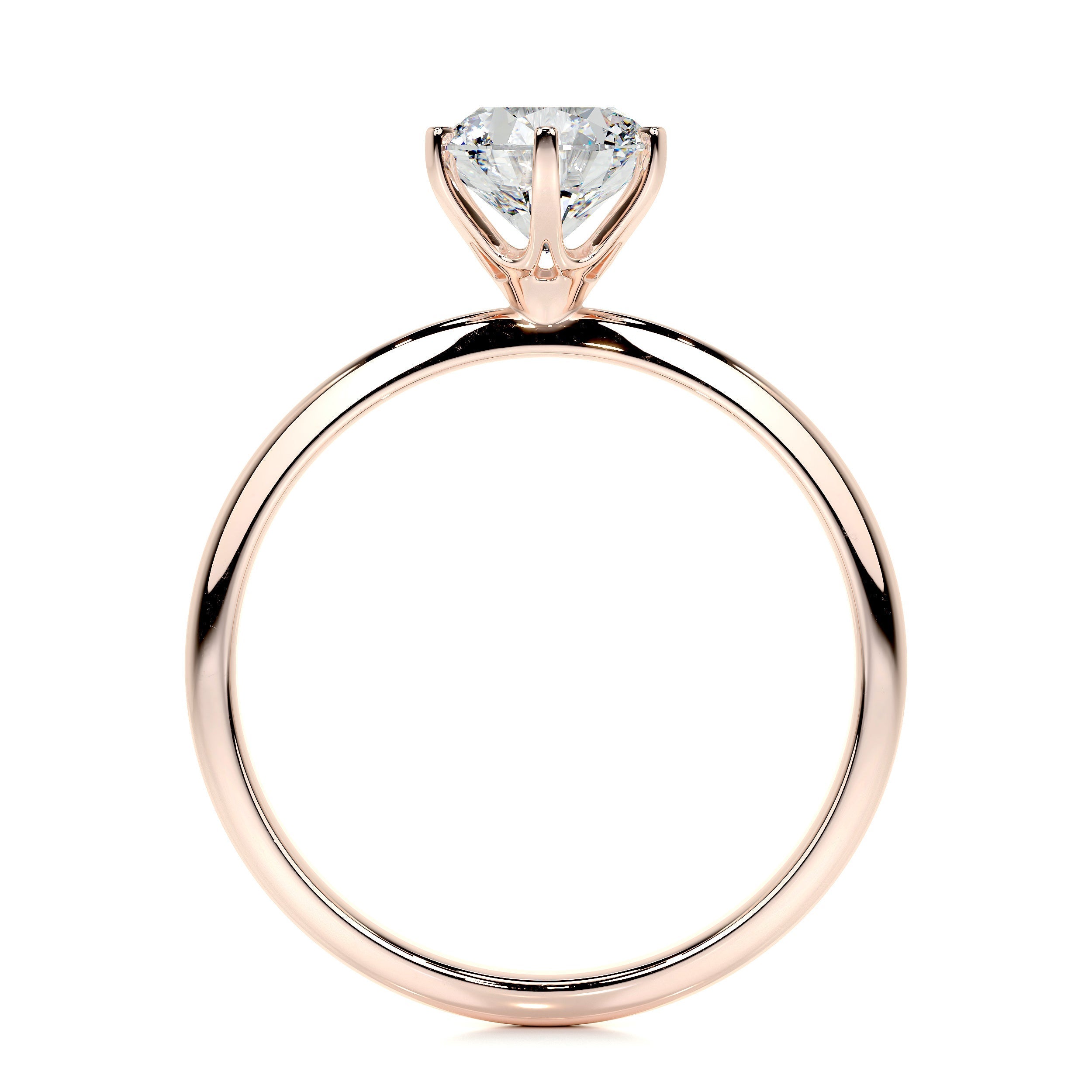 Samantha Lab Grown Diamond Ring -14K Rose Gold (RTS)